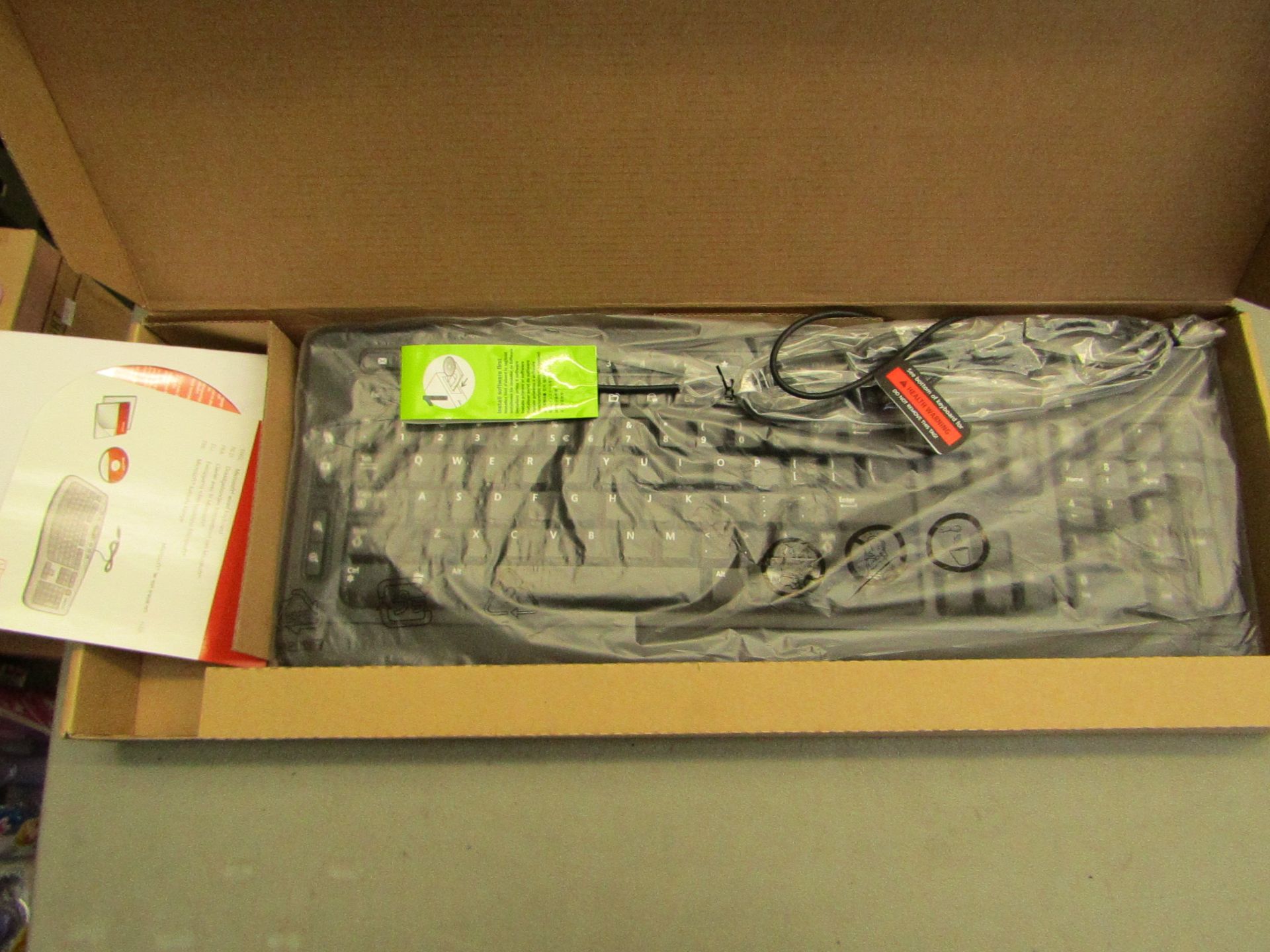 Microsoft wired keyboard.Tested working & Boxed