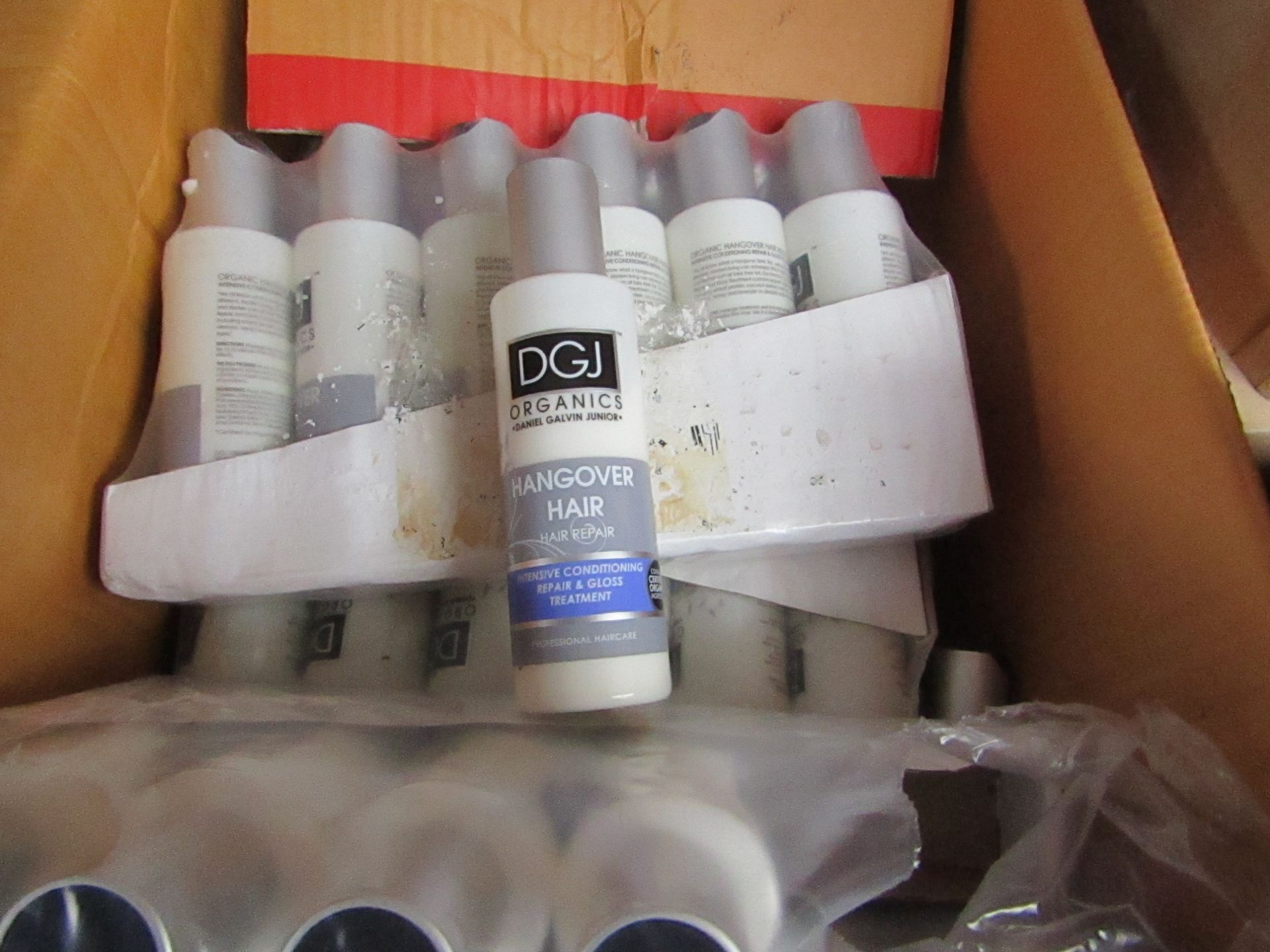 6 x 150ml DGJ Organics Hangover hair- hair repair.Packaged
