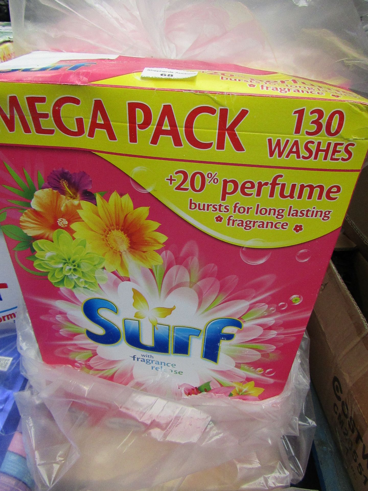 Surf Mega Pack with Fragrance Release 130 Washes Washing Powder