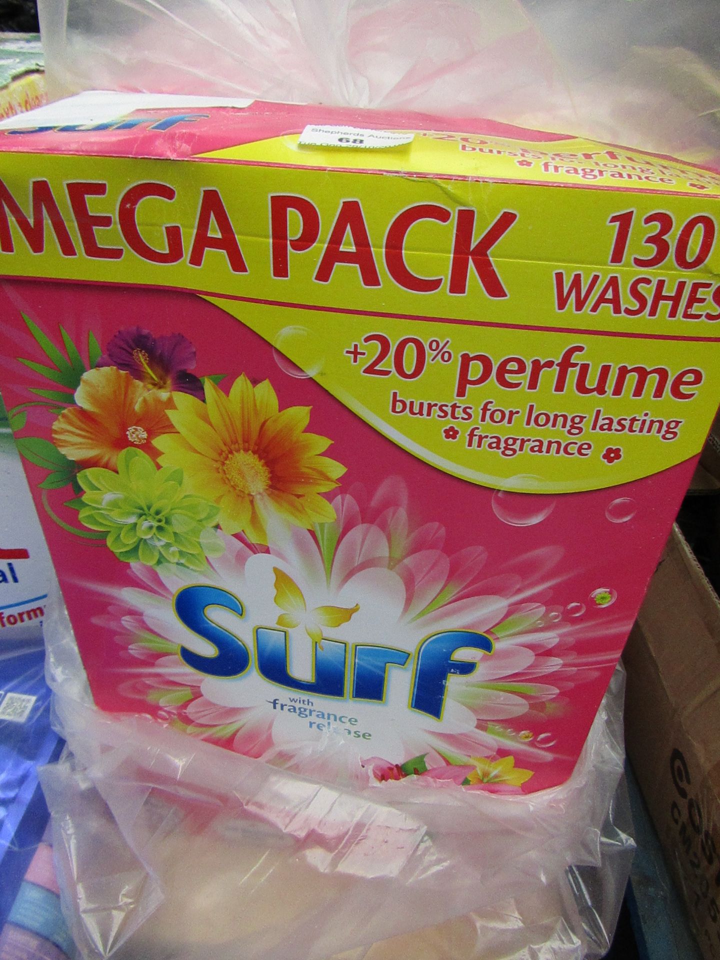 Surf Mega Pack with Fragrance Release 130 Washes Washing Powder
