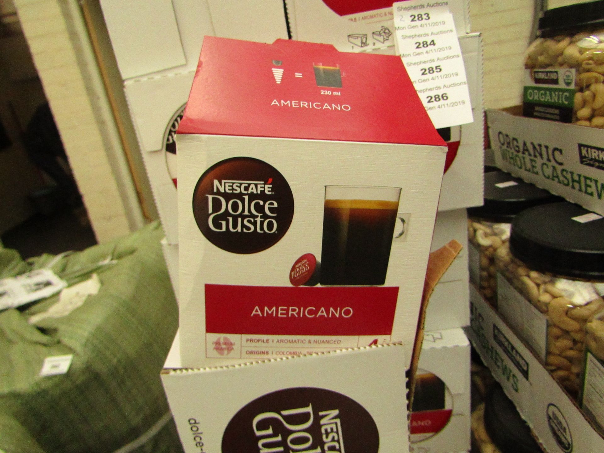 2x Boxes of 16 Nescafe Dolce Gusto Capsules. BB 31/10/19 Boxed.