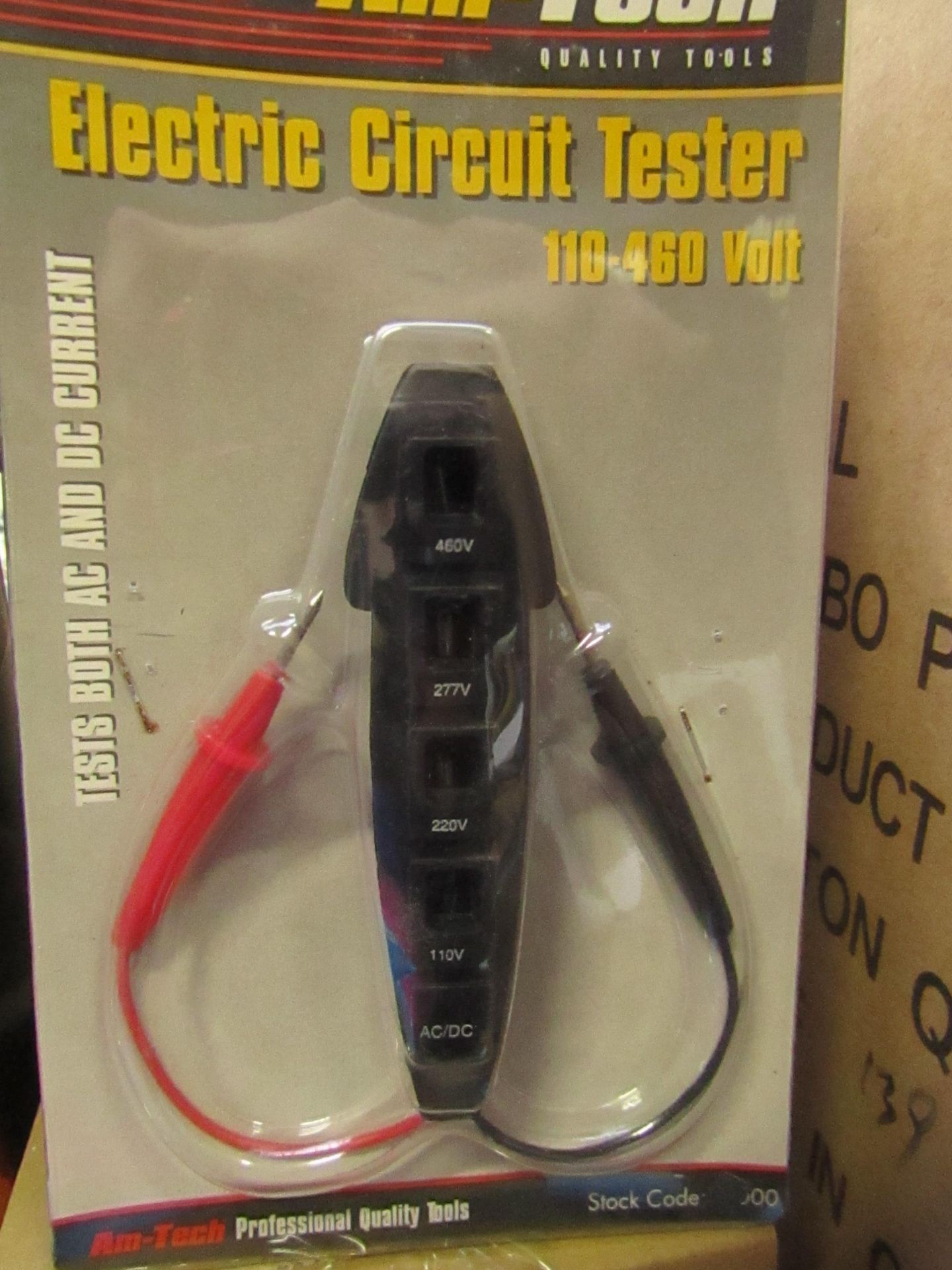 4 x Am-tech Electric Circuit Testers.New & packaged