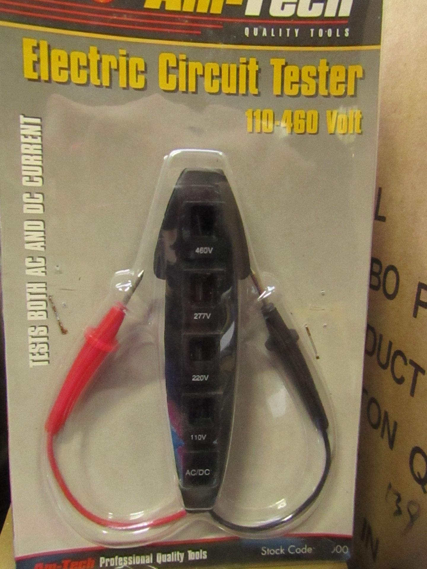 4 x Am-tech Electric Circuit Testers.New & packaged