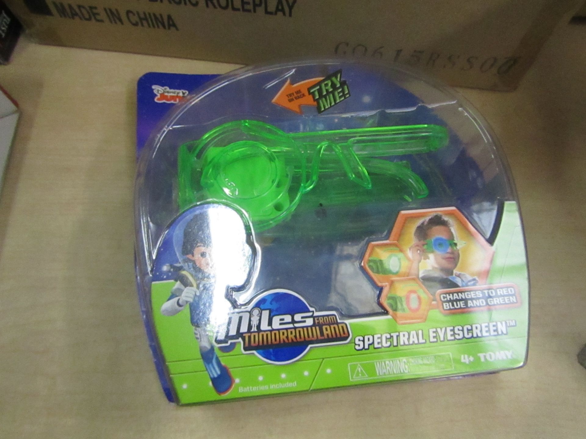 Box of 4 Miles From Tomorrowland Spectral Eyescreen goggles.New & Packaged.Ieal stocking fillers