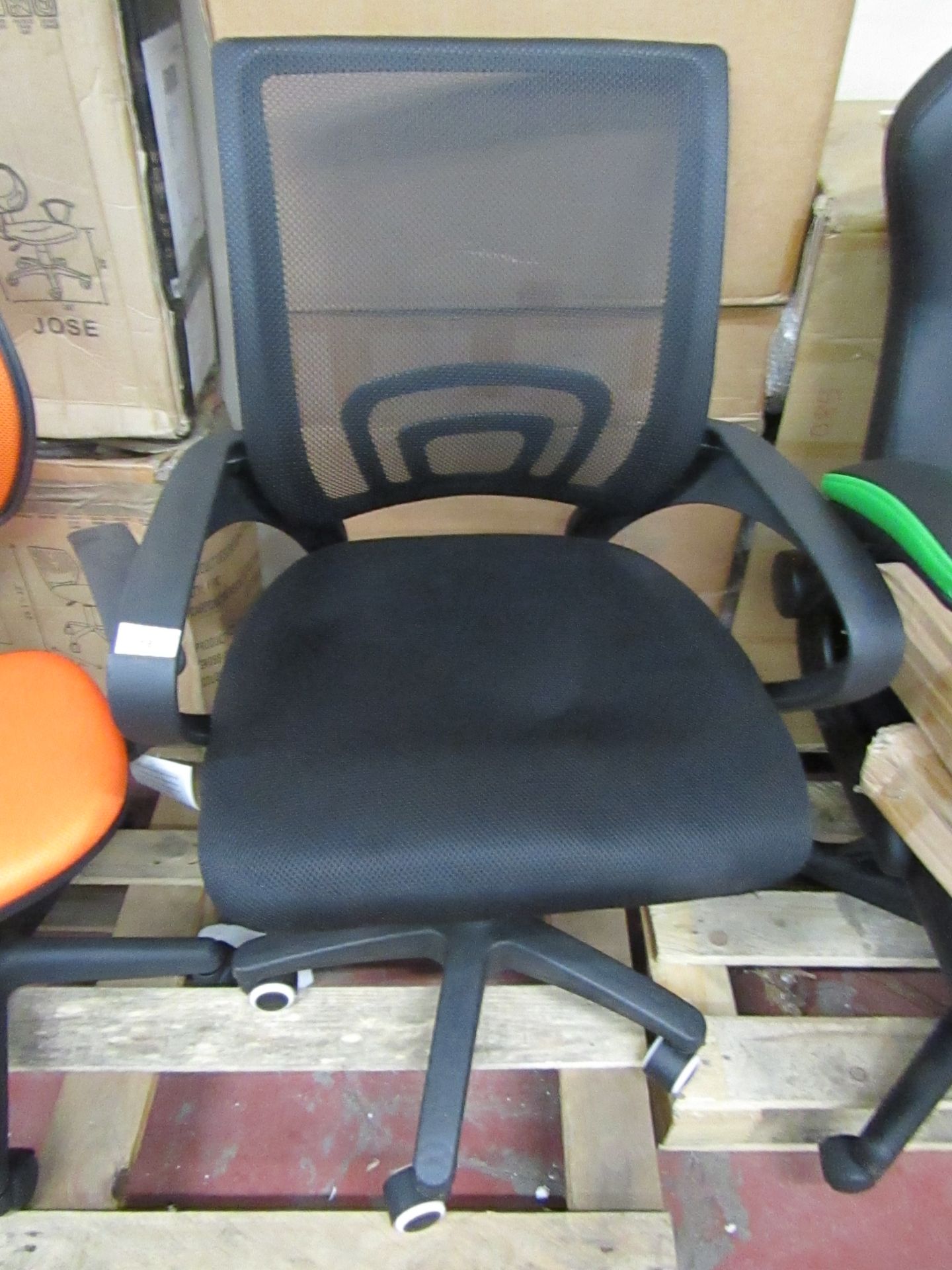 Black Mesh office chair.New