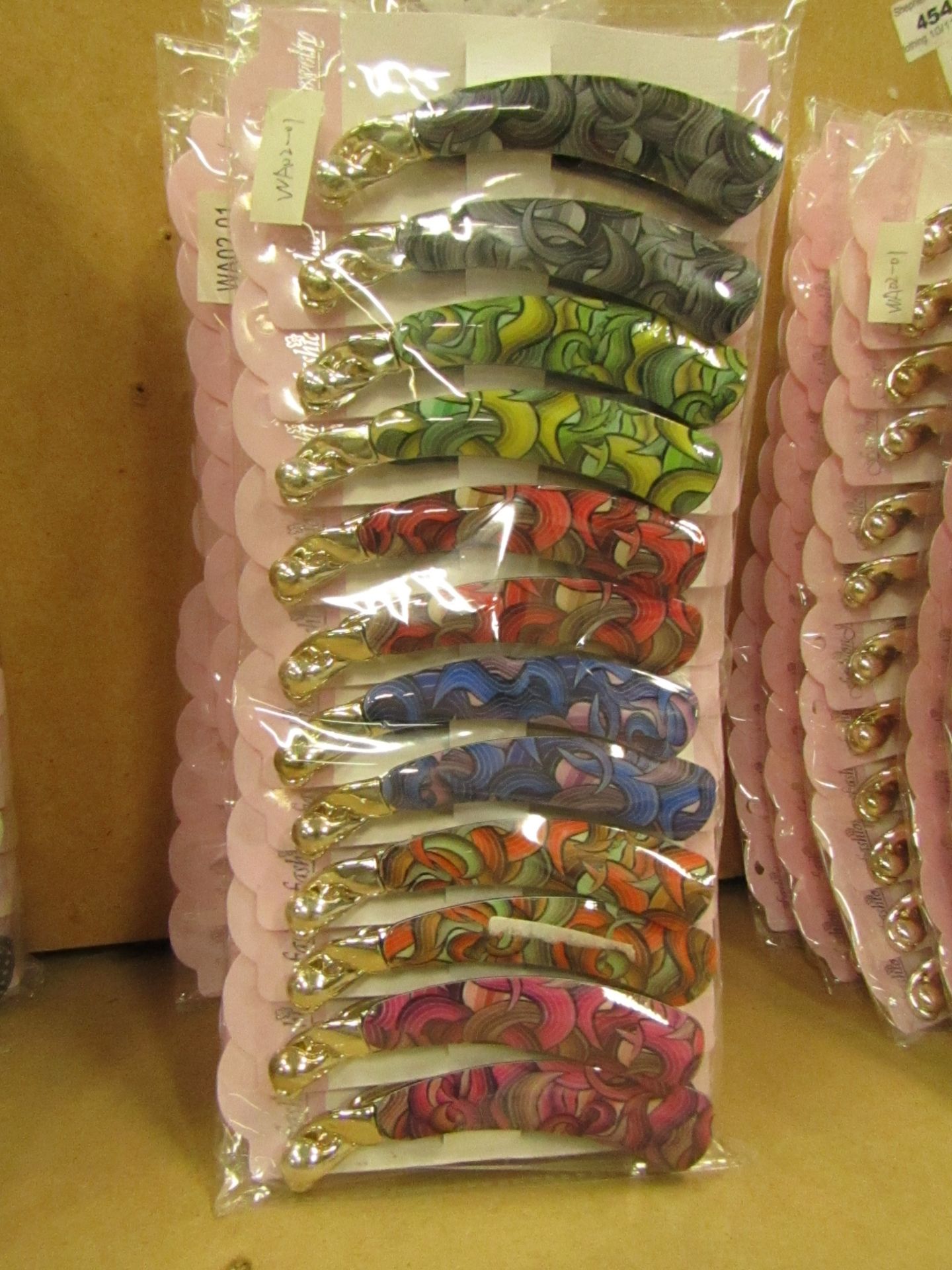 12 x  Decorative Hair Banana Hair Claws RRP £3.50 each @ Claire's Accessories new see image for