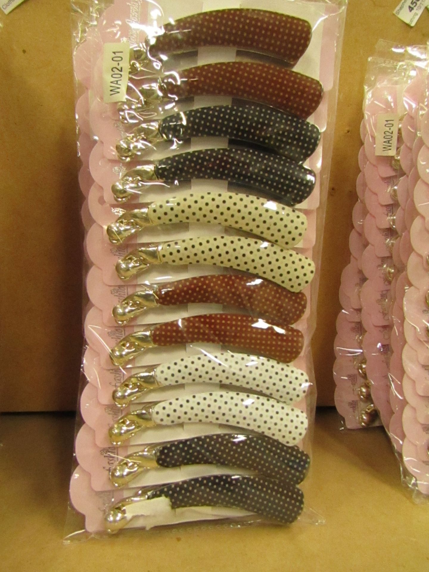 12 x  Decorative Hair Banana Hair Claws RRP £3.50 each @ Claire's Accessories new see image for