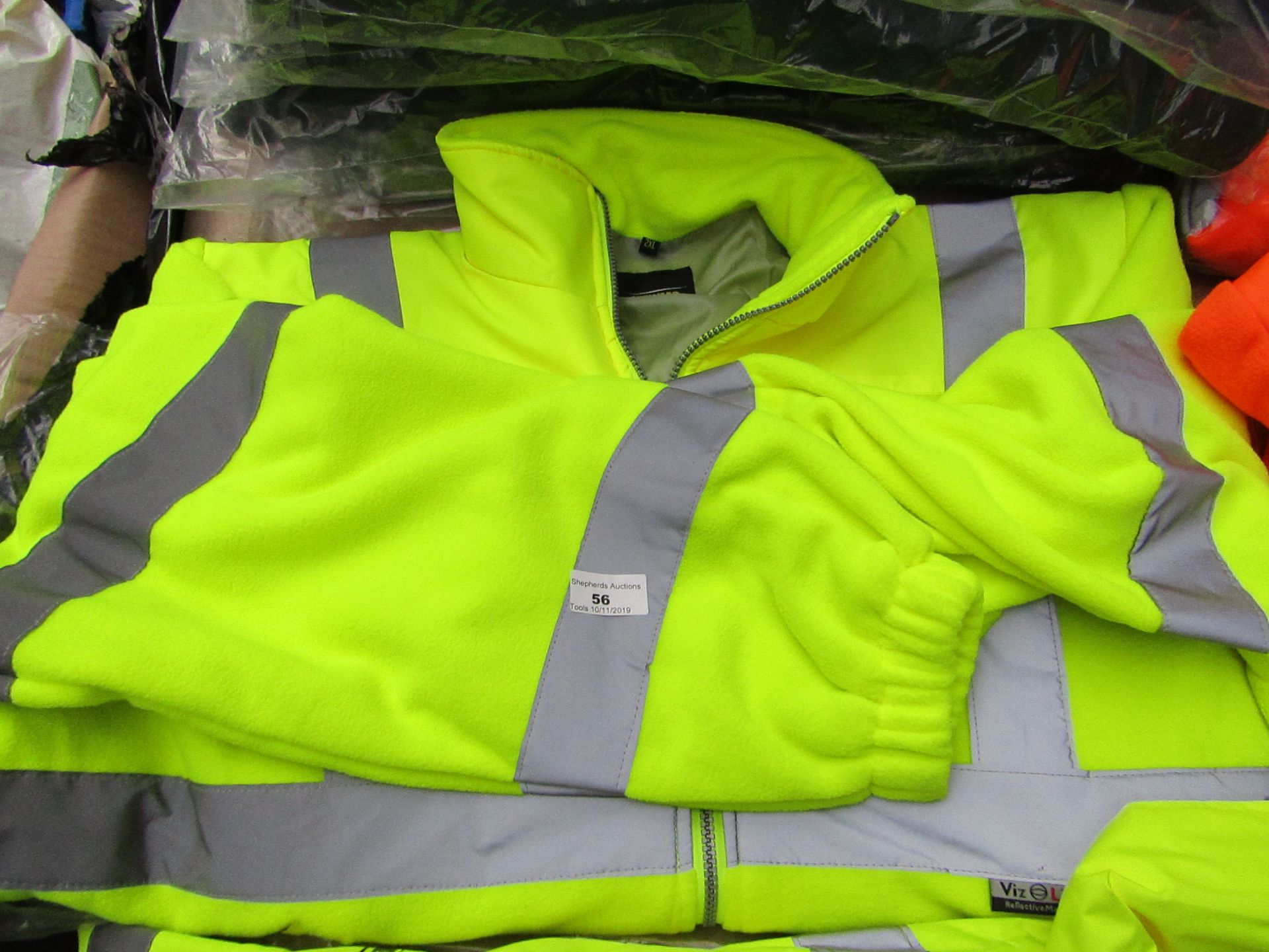 Viz wear Hi Viz Fleece Jacket, new Size, 2XL