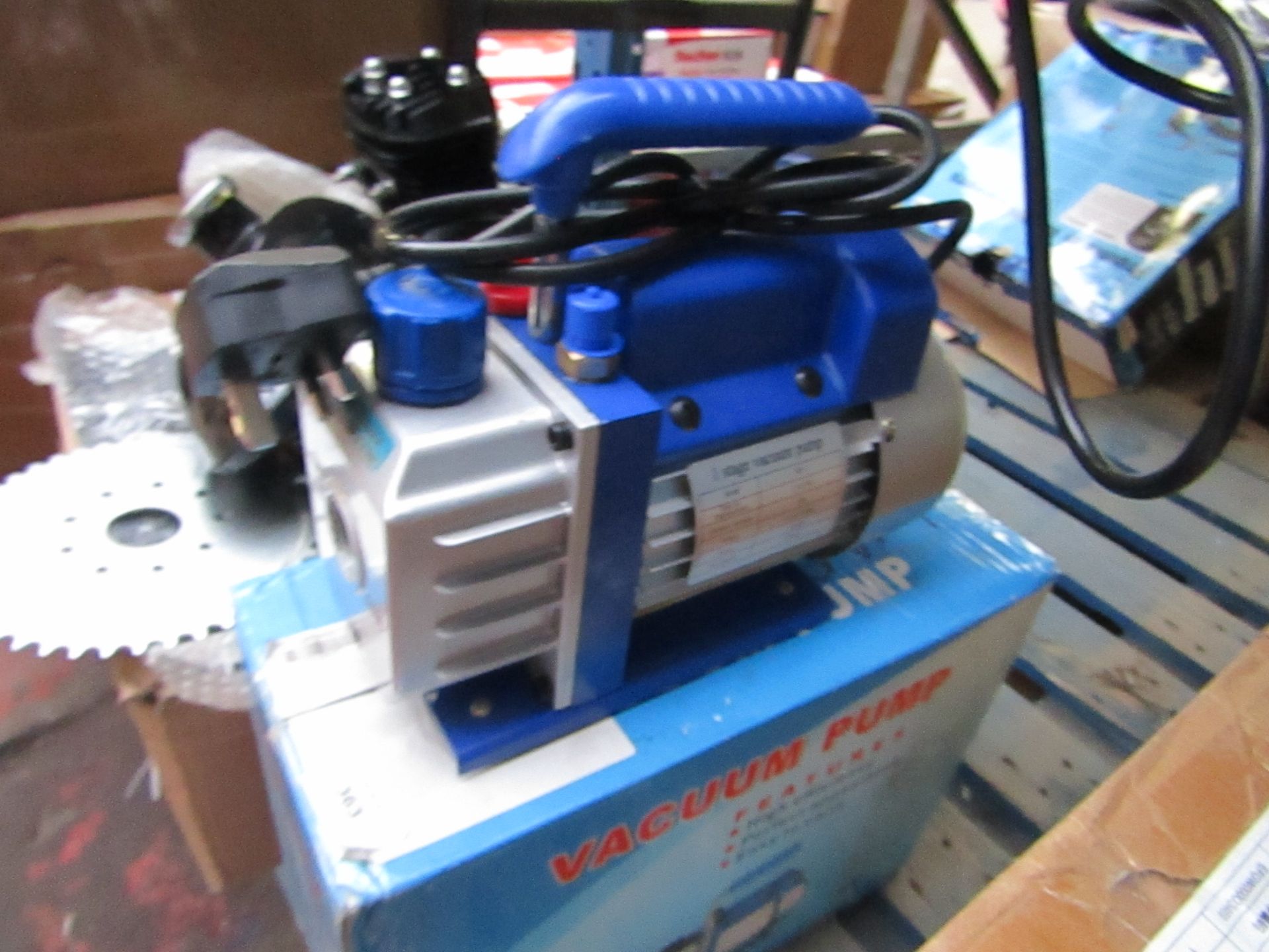 Stage 1 vacuum pump, looks unused and boxed