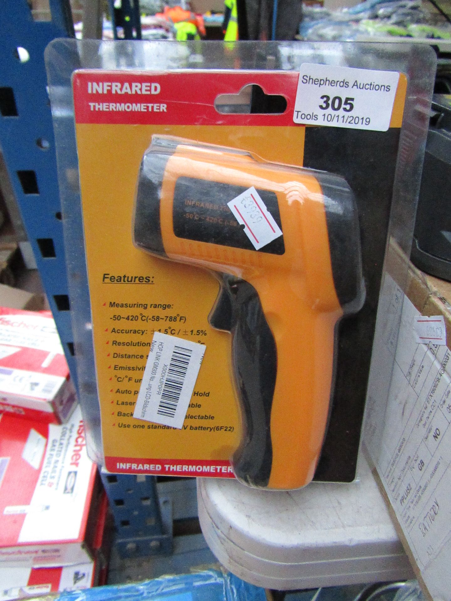 Infrared Thermometre, looks unused in packaging