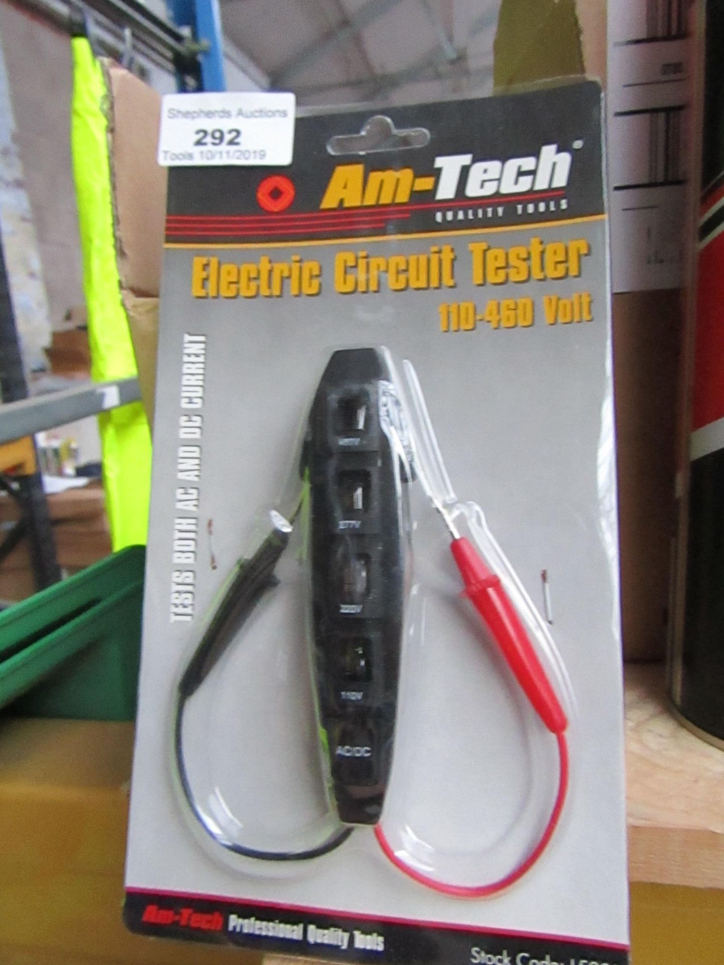 5x Am-tech electric circuit tester, new.