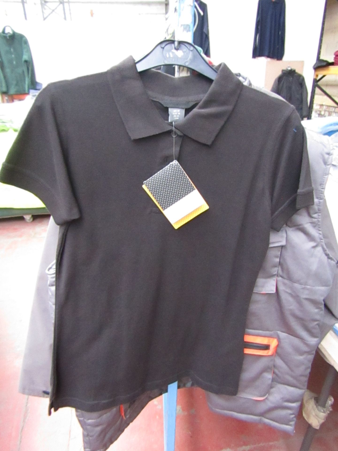 2x Ladies Regatta Black Polo Shirt, Size 10. New in Packaging