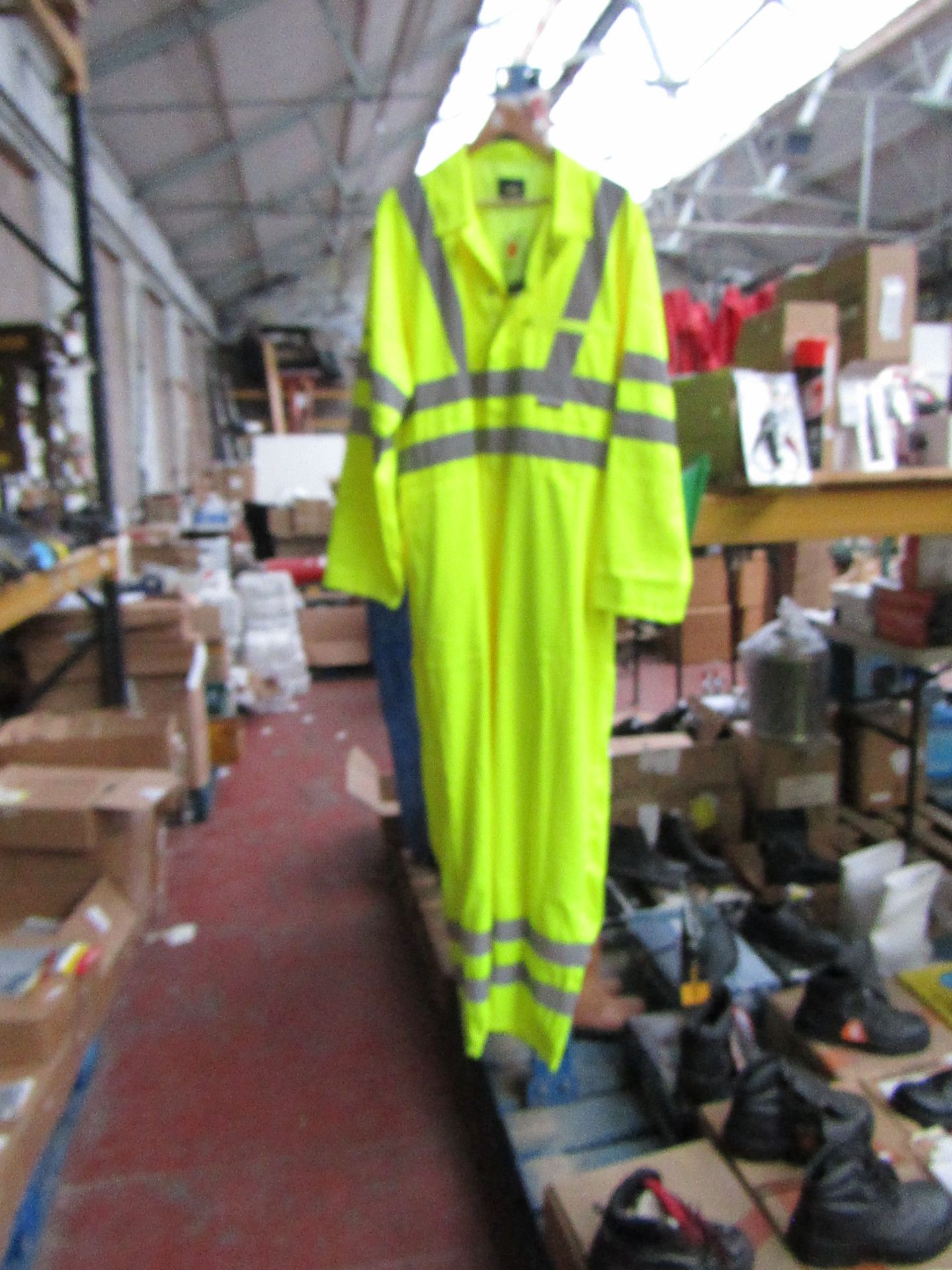 Vizwear Hi Viz Polycotton coverall, new size 2XL