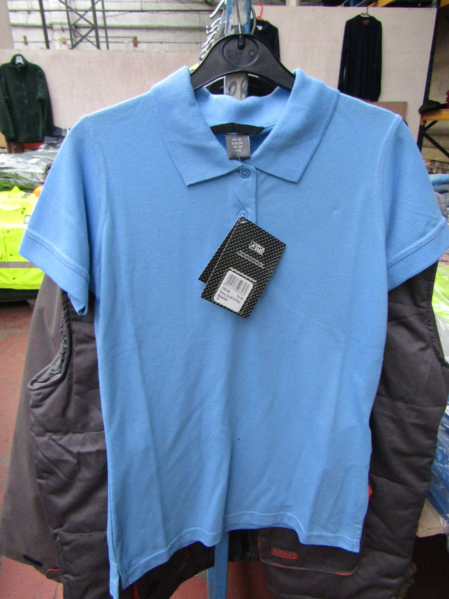 2x Ladies Regatta Blueskies Polo Shirt, Size 14. New in Packaging