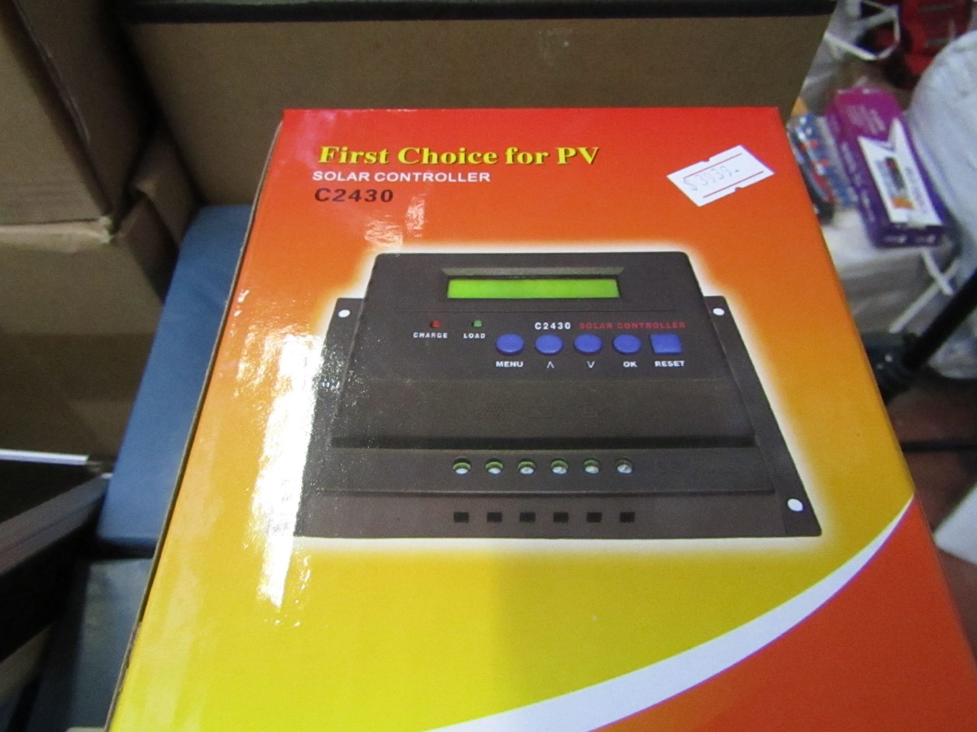 First Choice solar controller, new and boxed.