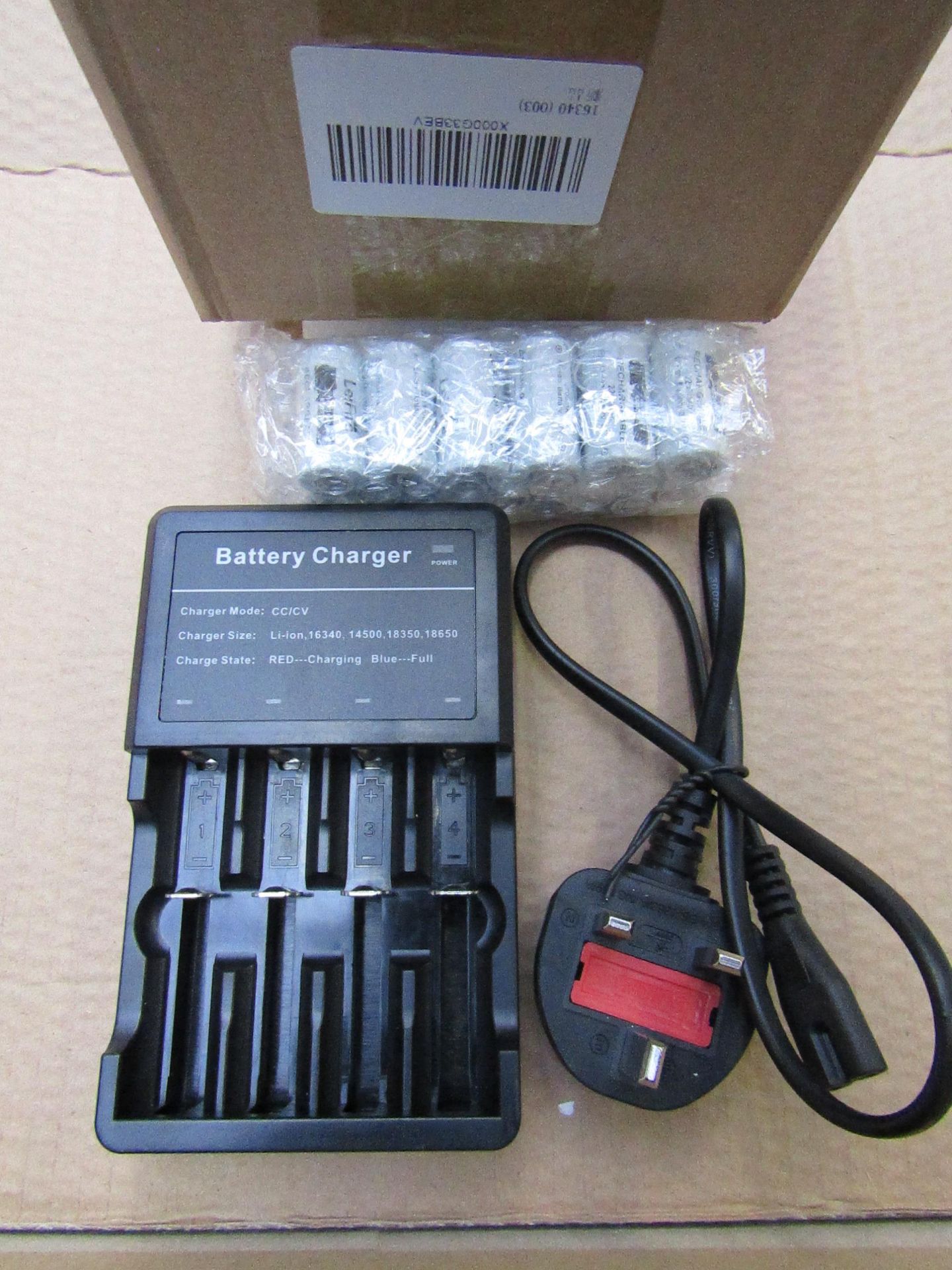 Li-ion Battery Charger, for charging batteries, untested and boxed.