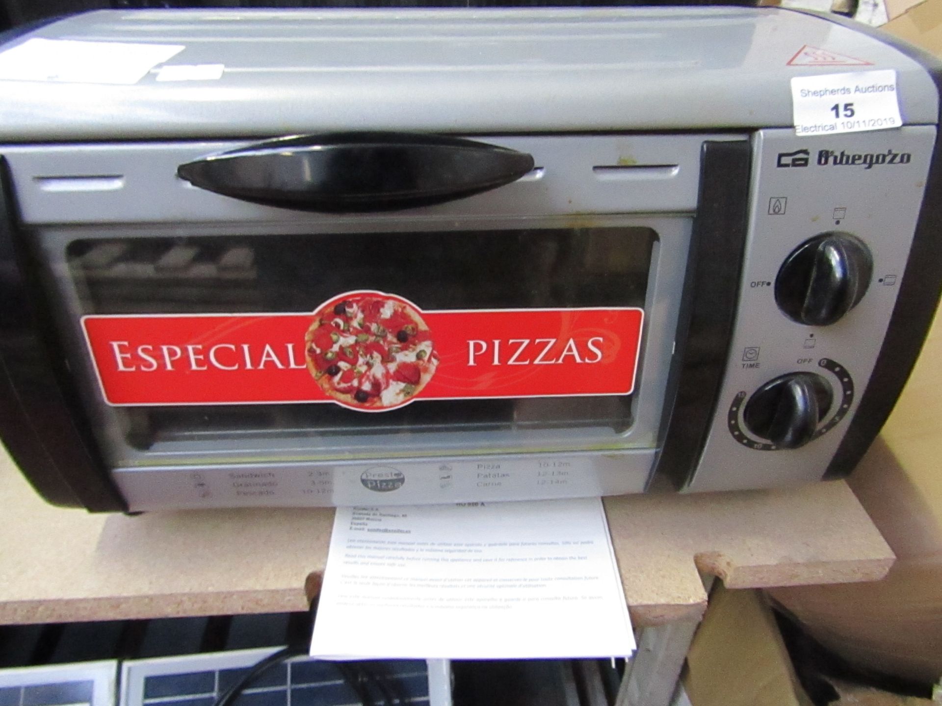 Orbegozo Mini Multi-function Oven, tested.