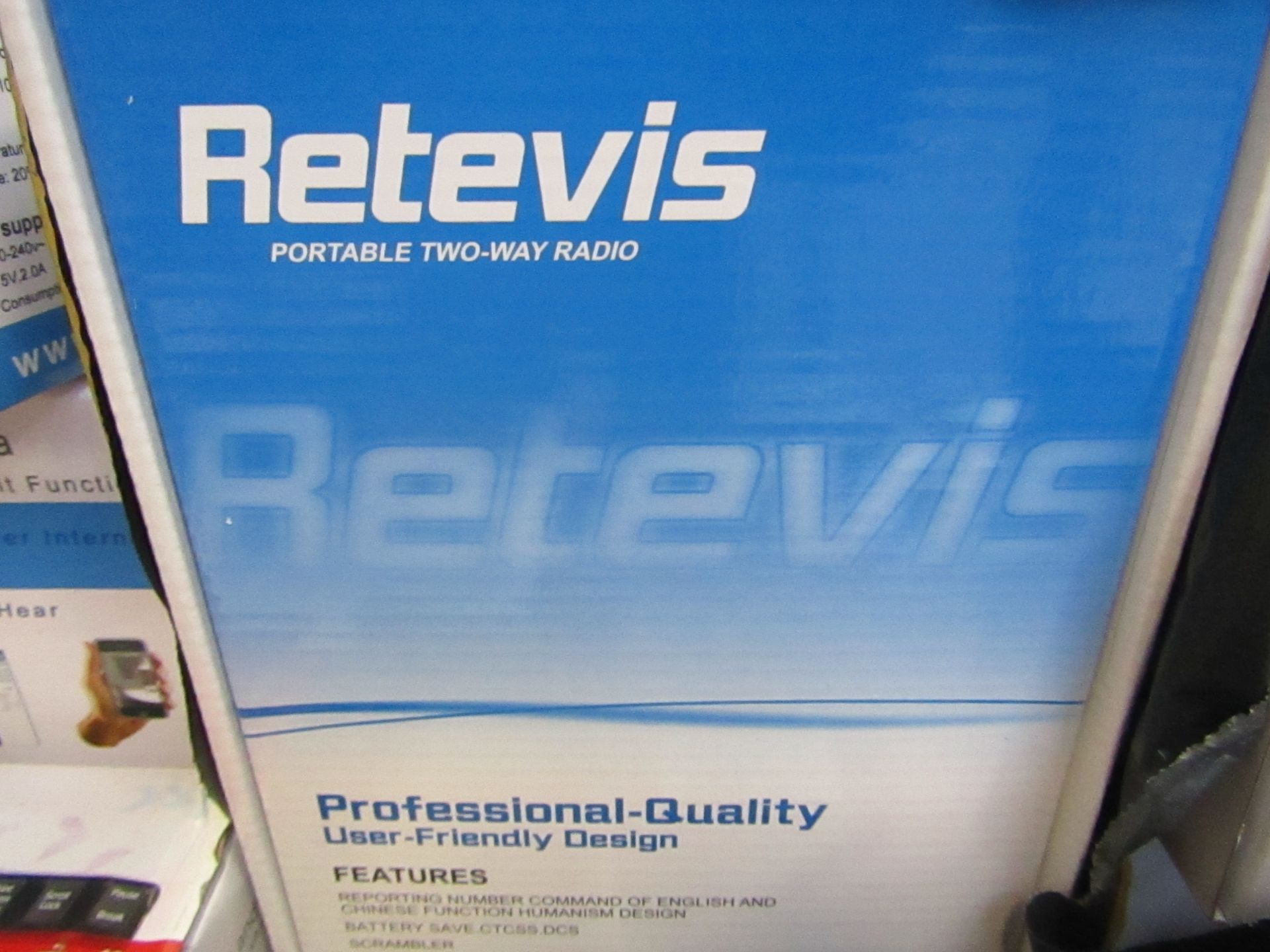 Retevis - professional-quality portable two way radio, untested and boxed