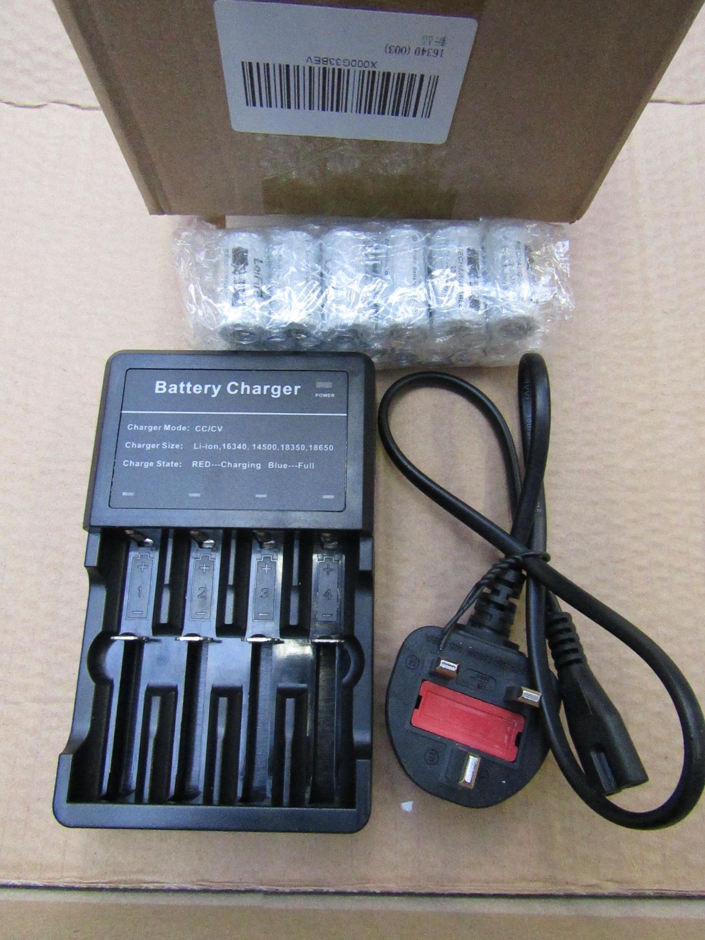 Li-ion Battery Charger, for charging batteries, untested and boxed.