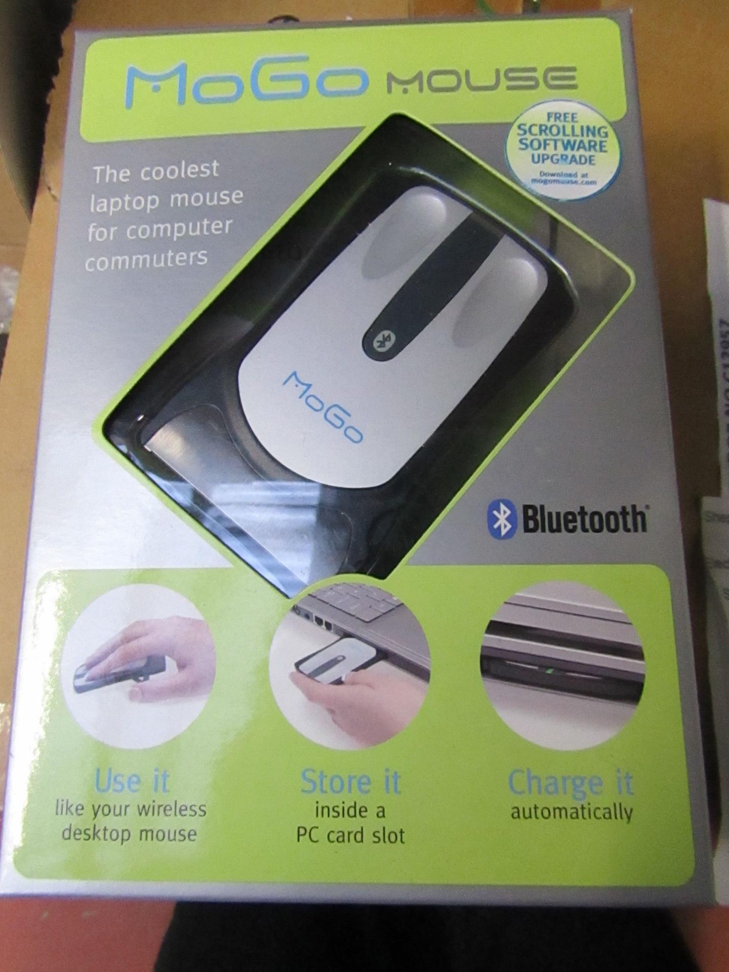 MoGo Bluetooth mouse, new and boxed.
