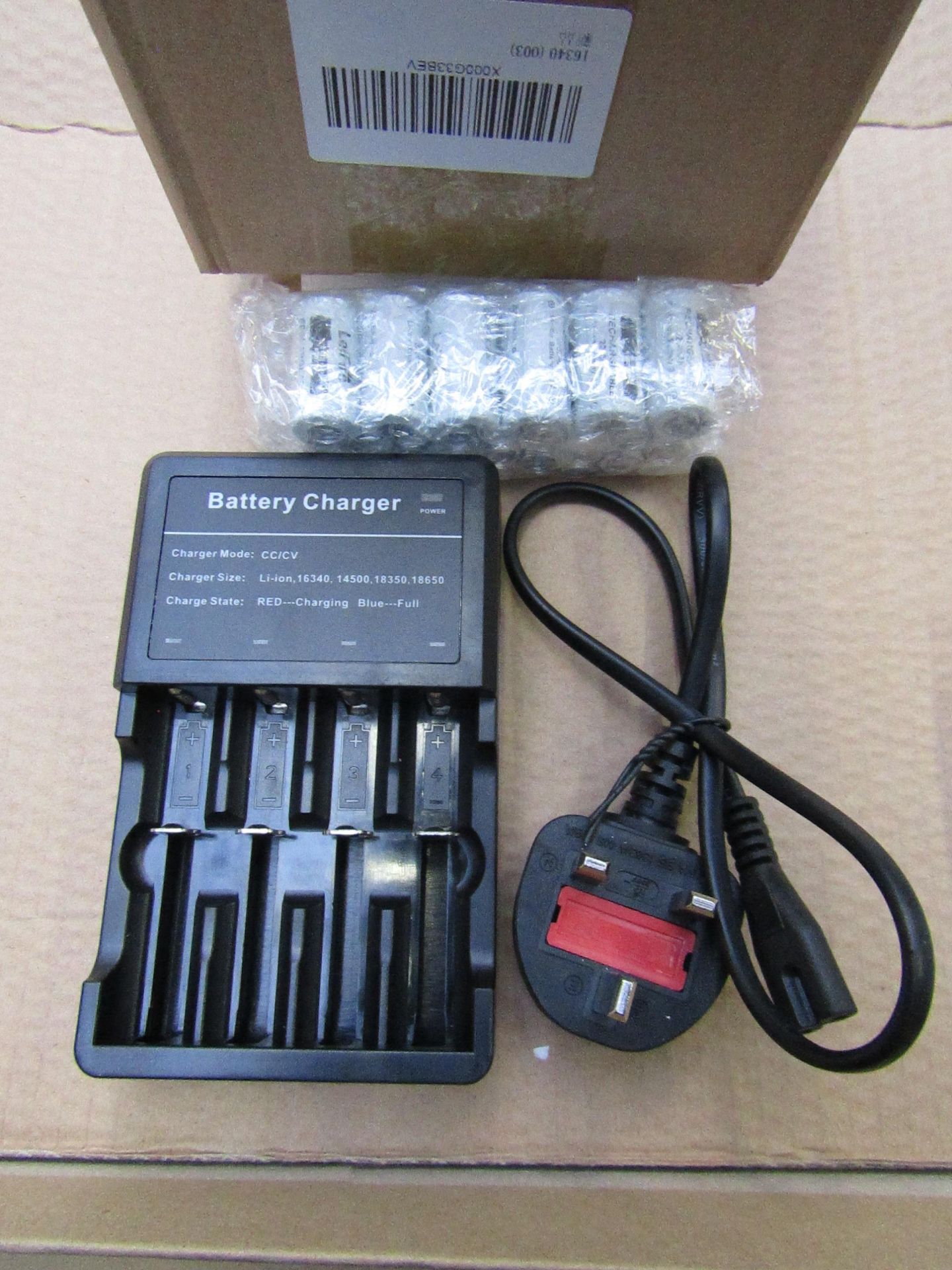 Li-ion Battery Charger, for charging batteries, untested and boxed.