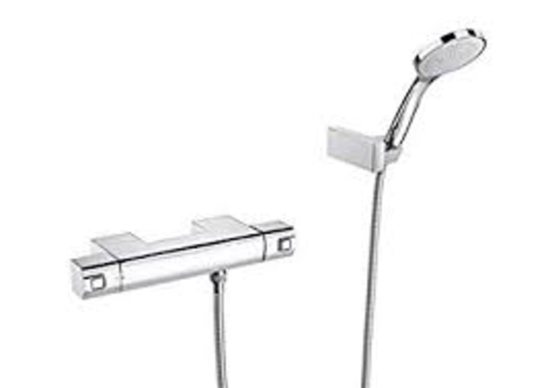 Roca L90-T thermostatic shower bar valve with handset, new and still sealed, RRP £220