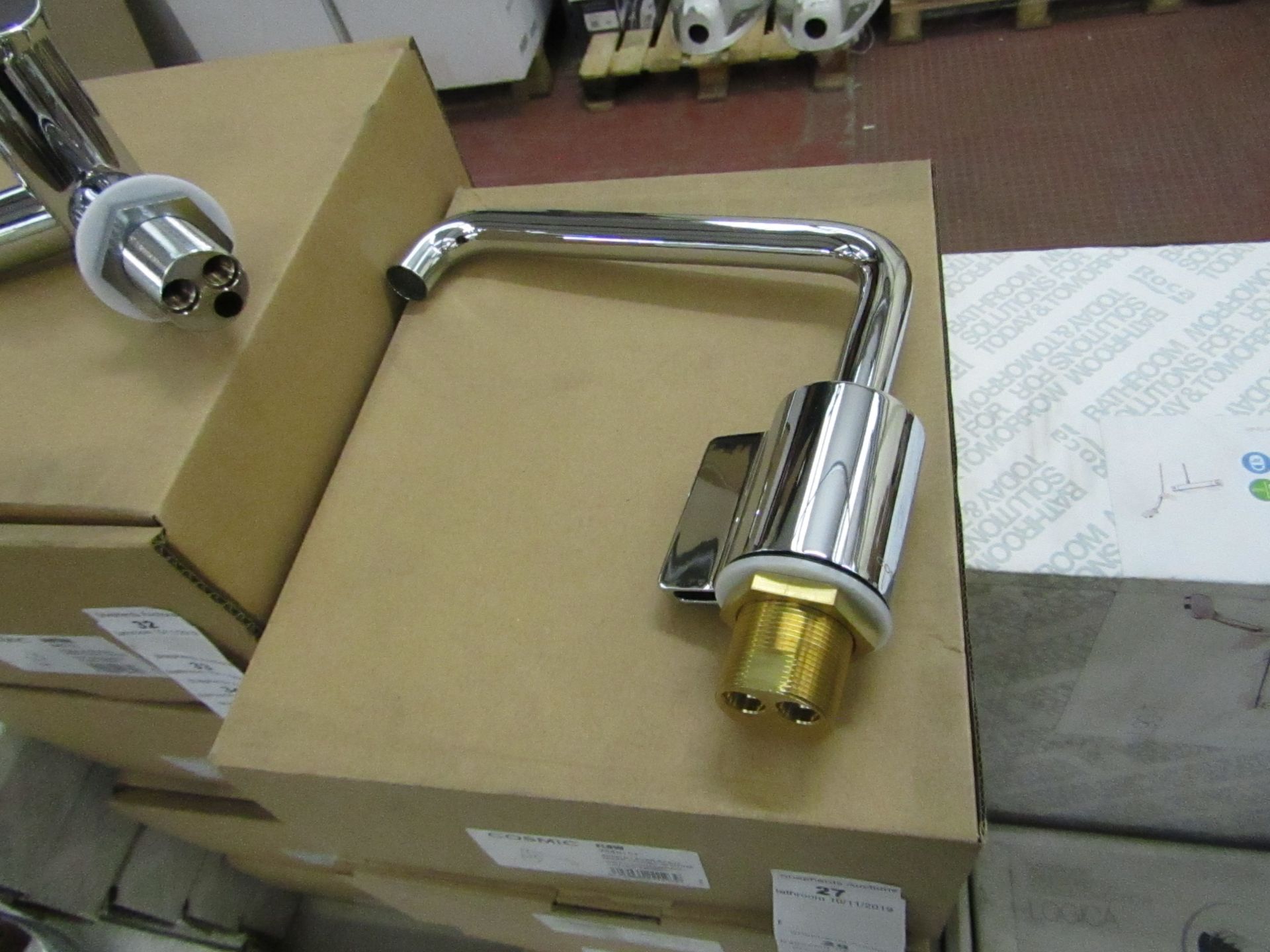 Cosmic Flow Single Lever Basin Mixer tap in chrome, unused nad boxed, RRP £300 - Image 2 of 2