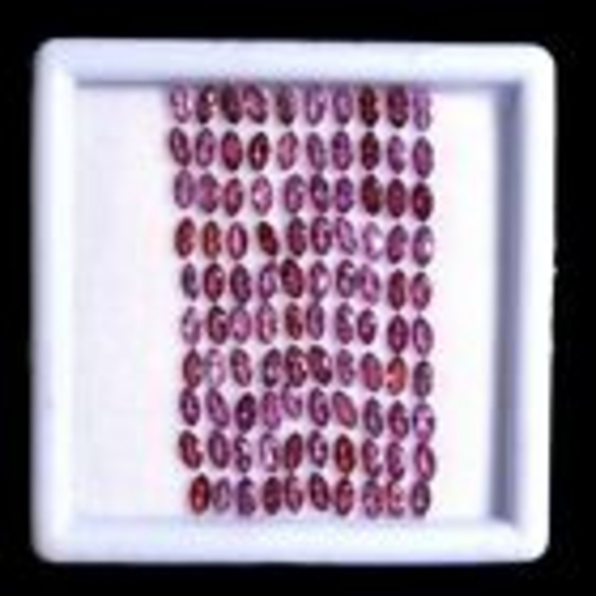 Natural Garnet 10.55 carat 100 pieces - Beautiful Marquise cut - Sparkling Purplish Red - this