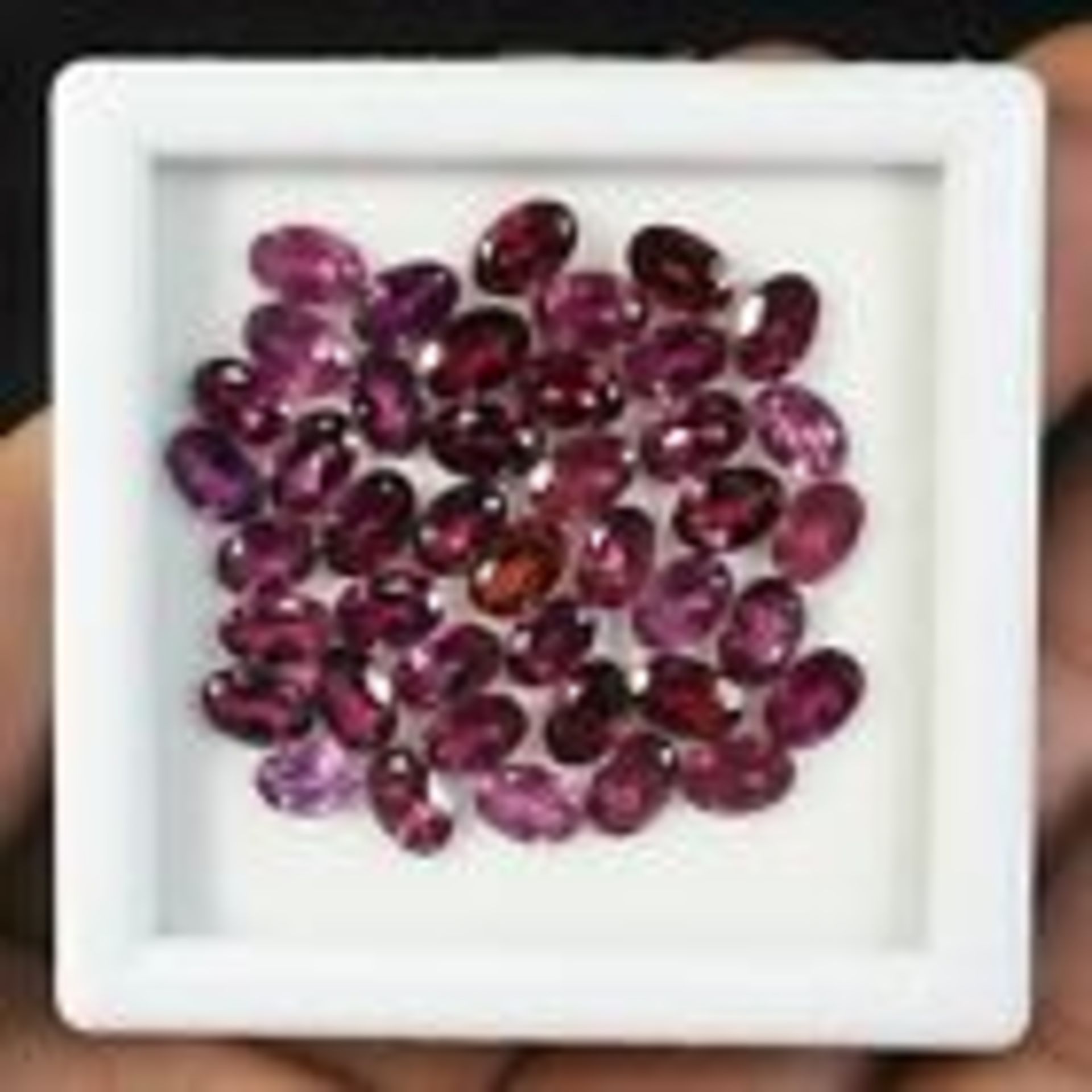 Natural Garnets 22.80 carat 42 pieces. A Beautiful collection of Natural untreated Garnets, Stunning