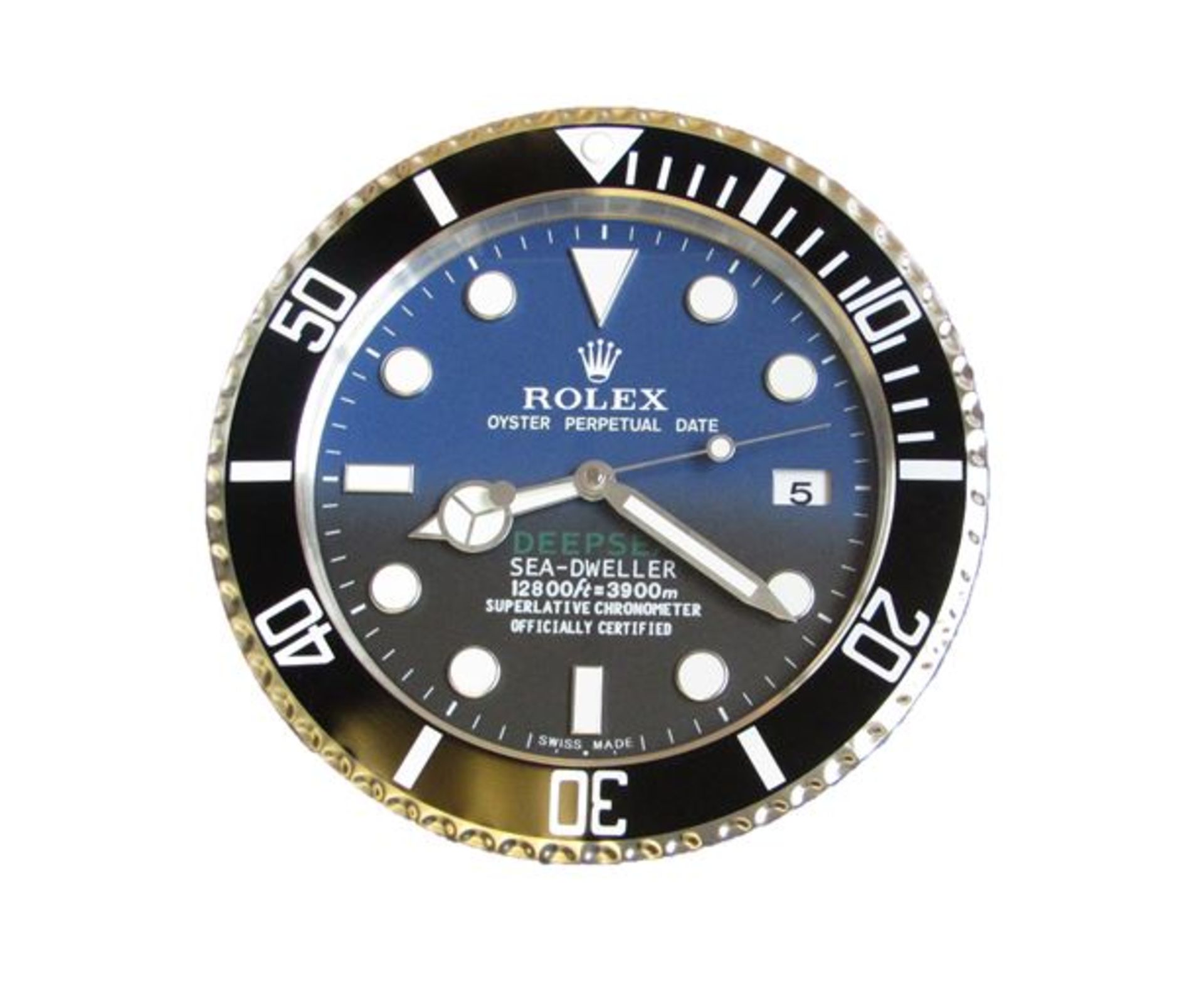 Promotional Replica Rolex Deepsea Clock, New and Boxed