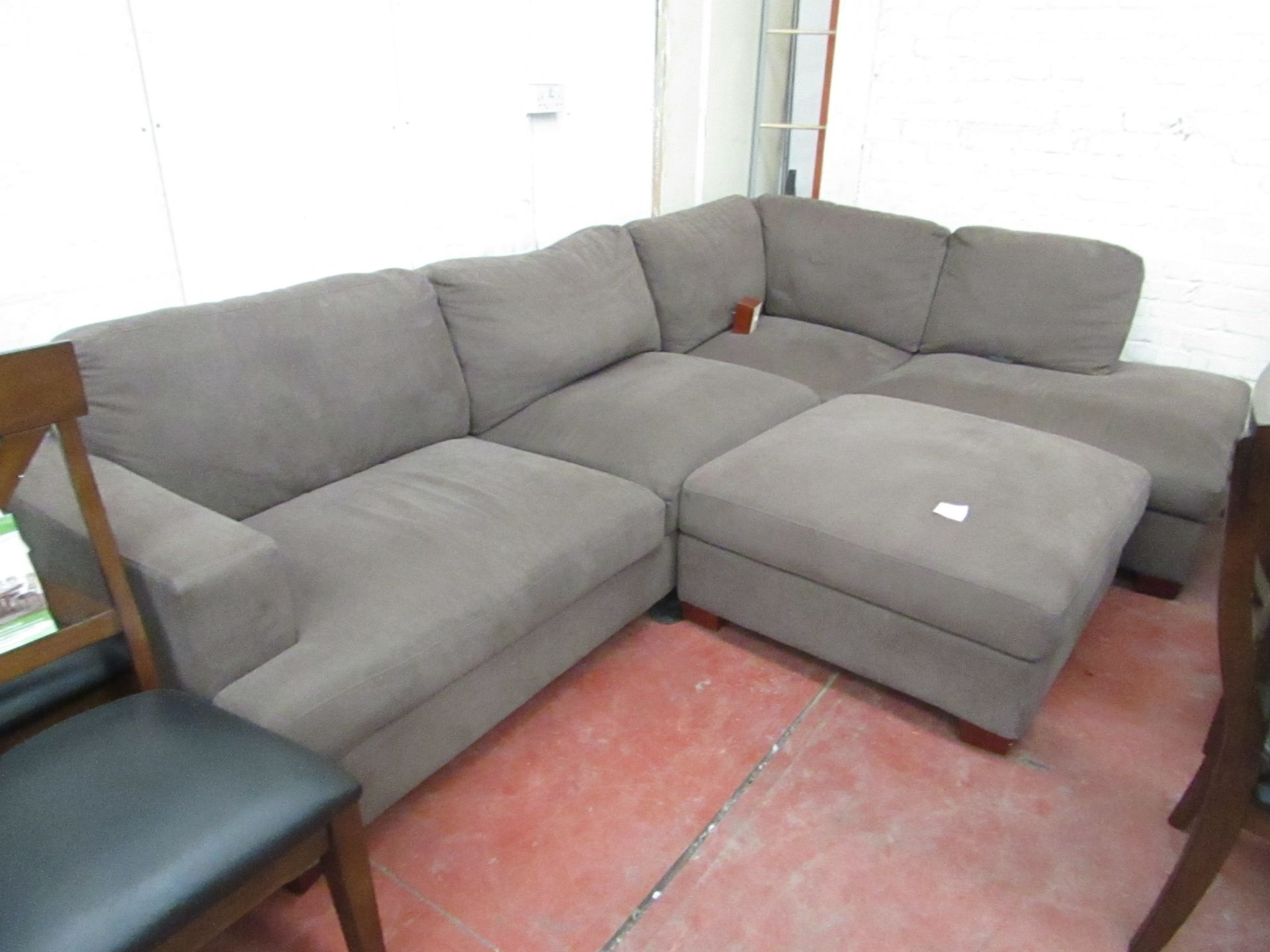 3 piece sectional Brown Sofa, RRP £1099