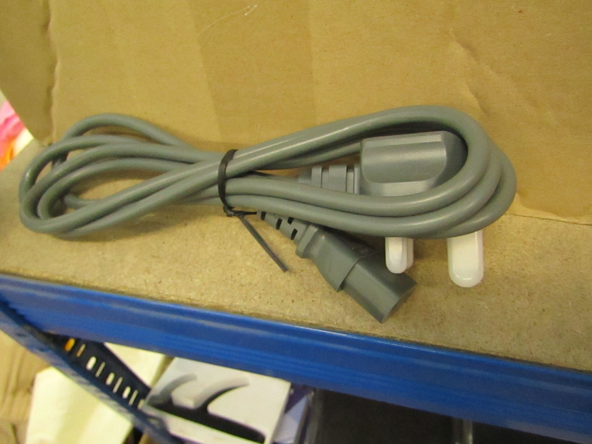 Box of Approx 20 2 pin kettle power cables. New