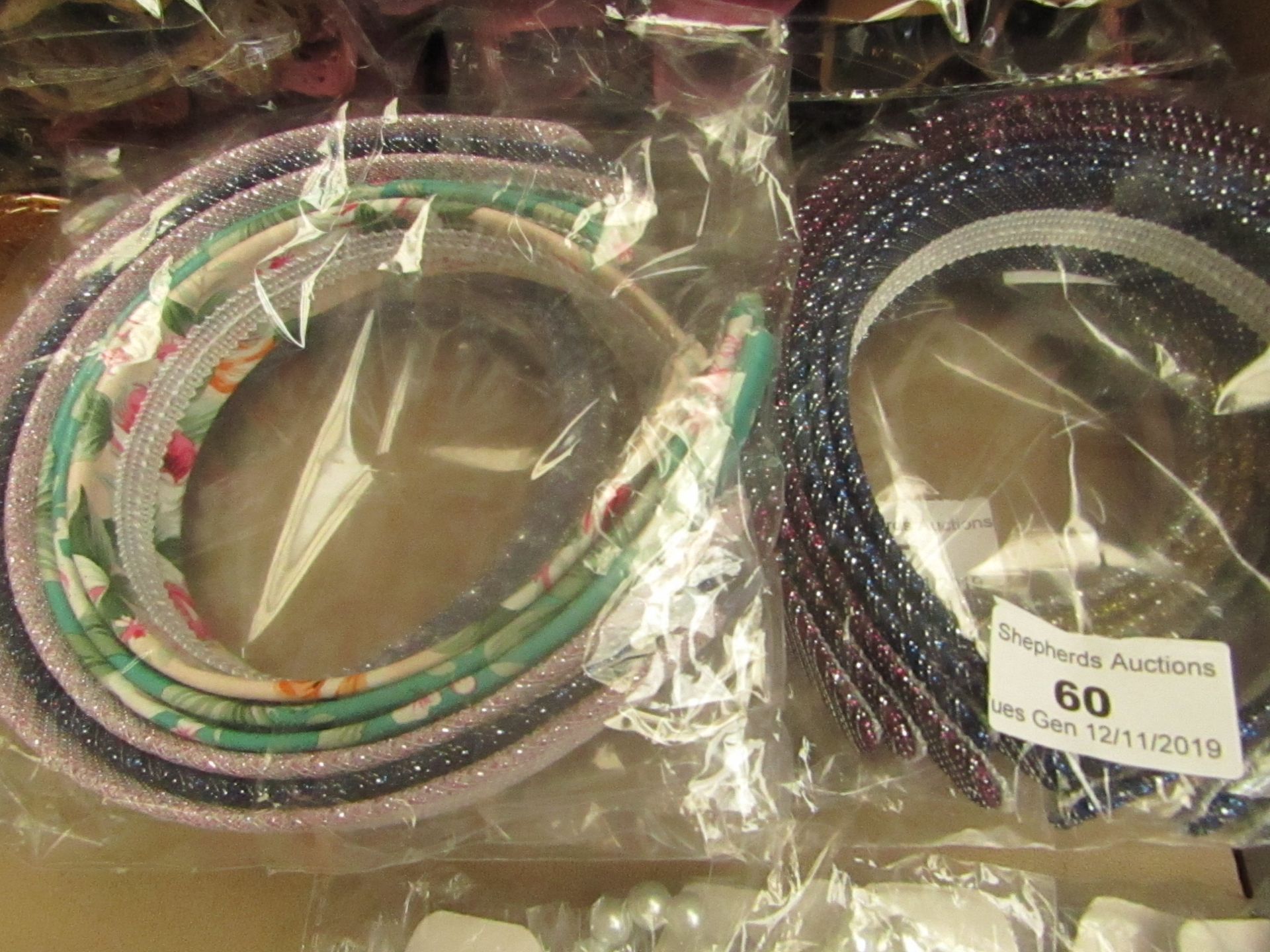 20x Head-bands, see picture for design, new and packaged.