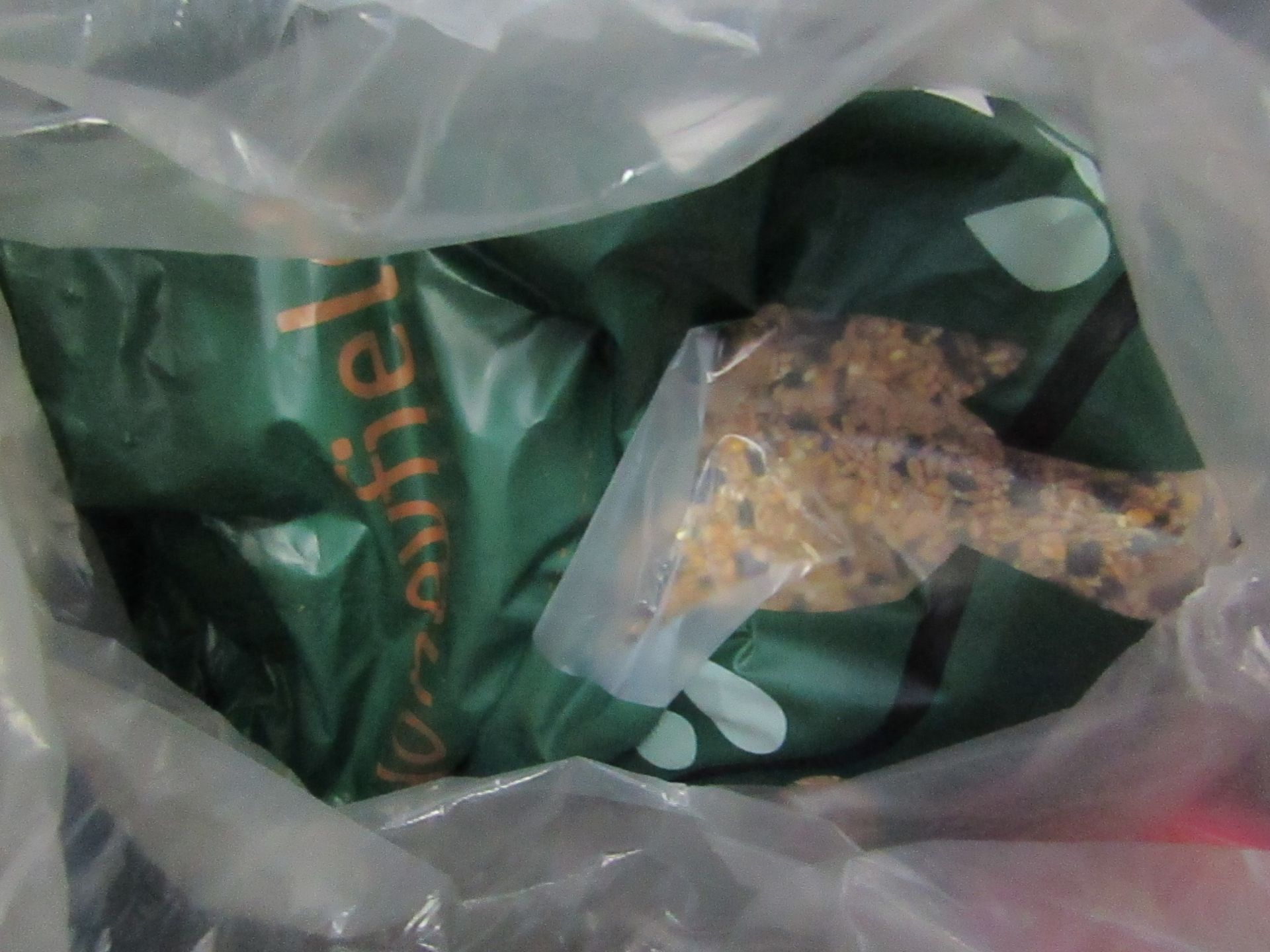 Bag of approx 12.6kg Bird seed, damaged packaging and rebagged, unsure of actual weight