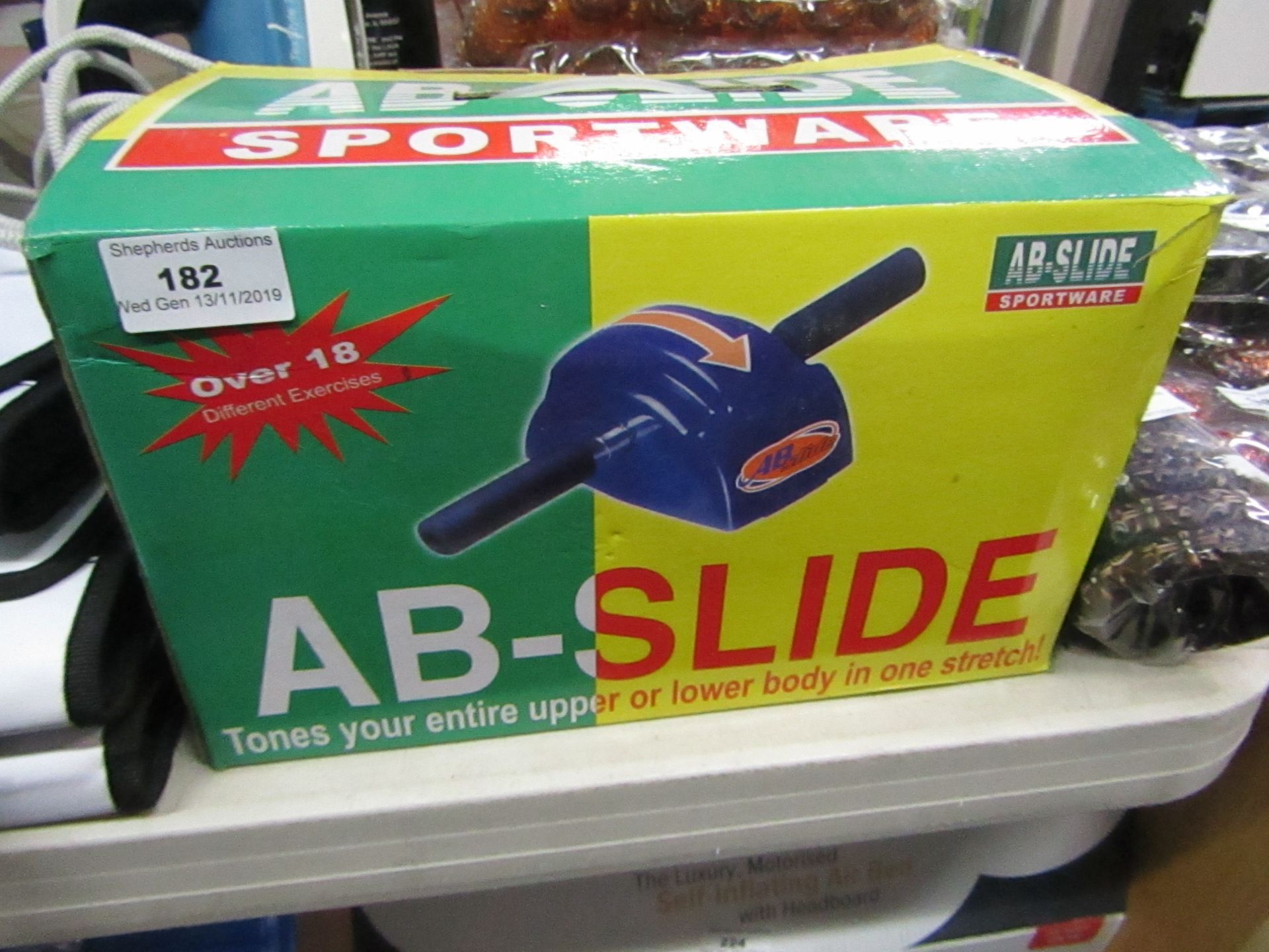 Ab Slide Exercise machine, boxed and looks unsued
