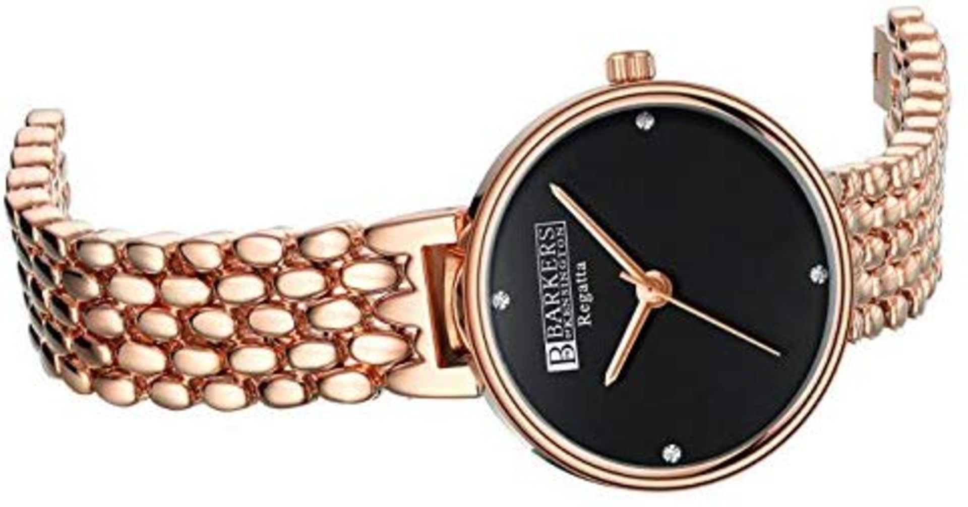 Barkers of Kensington Regatta Black Face with Crystals Women's stylish Watch, new and boxed. - Image 2 of 4