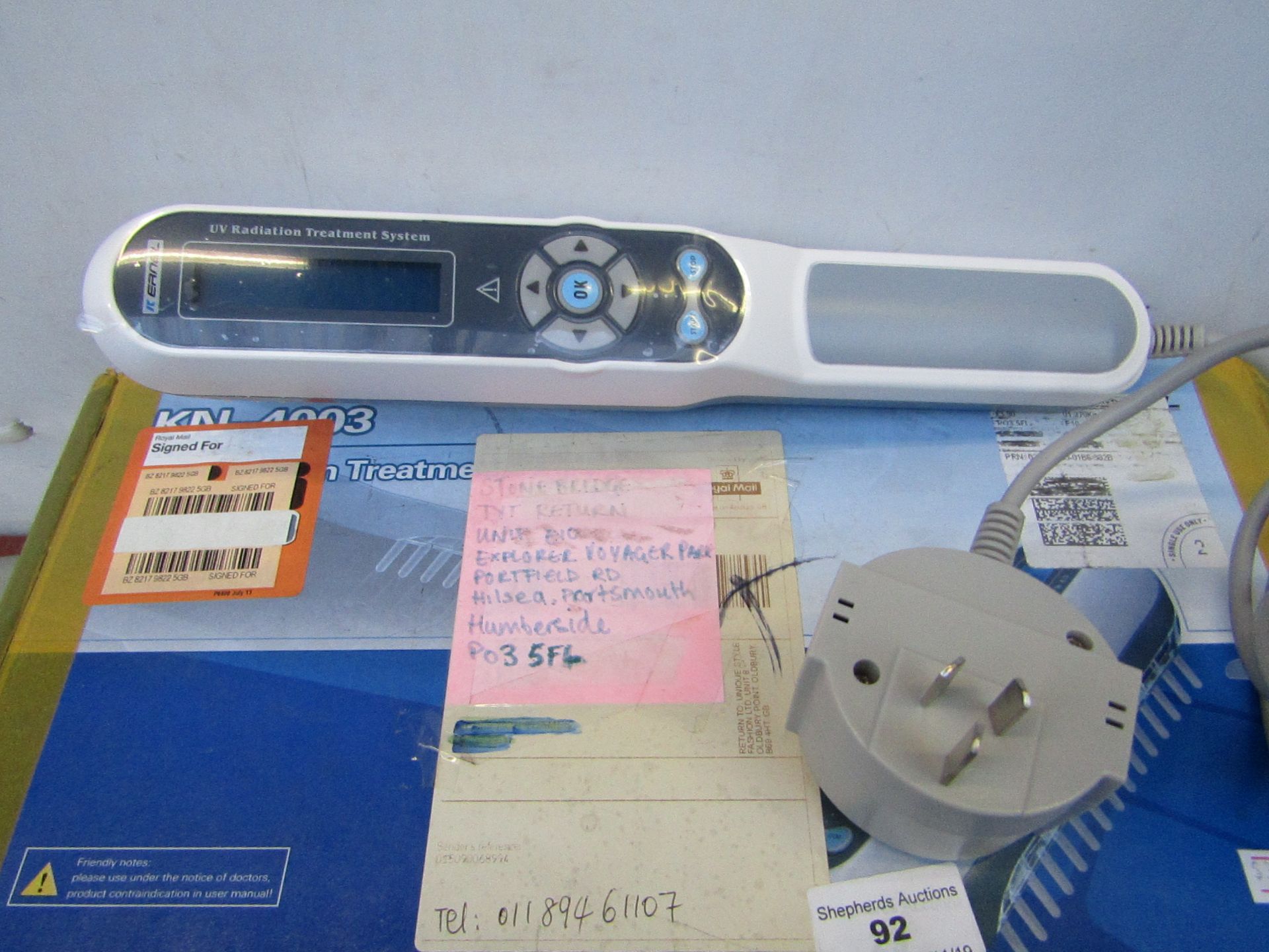 UV Radiation Treatment System KN-4003 Series boxed unchecked