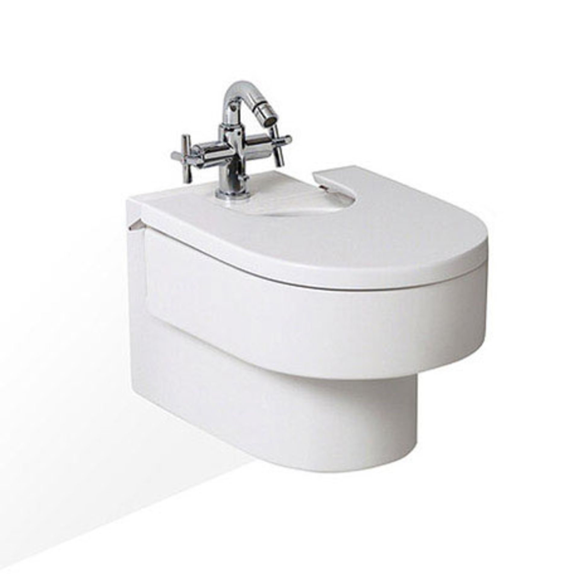 Roca Happening Wall hung Bidet with Matrching cover seat, new, total RRP for both items is £300