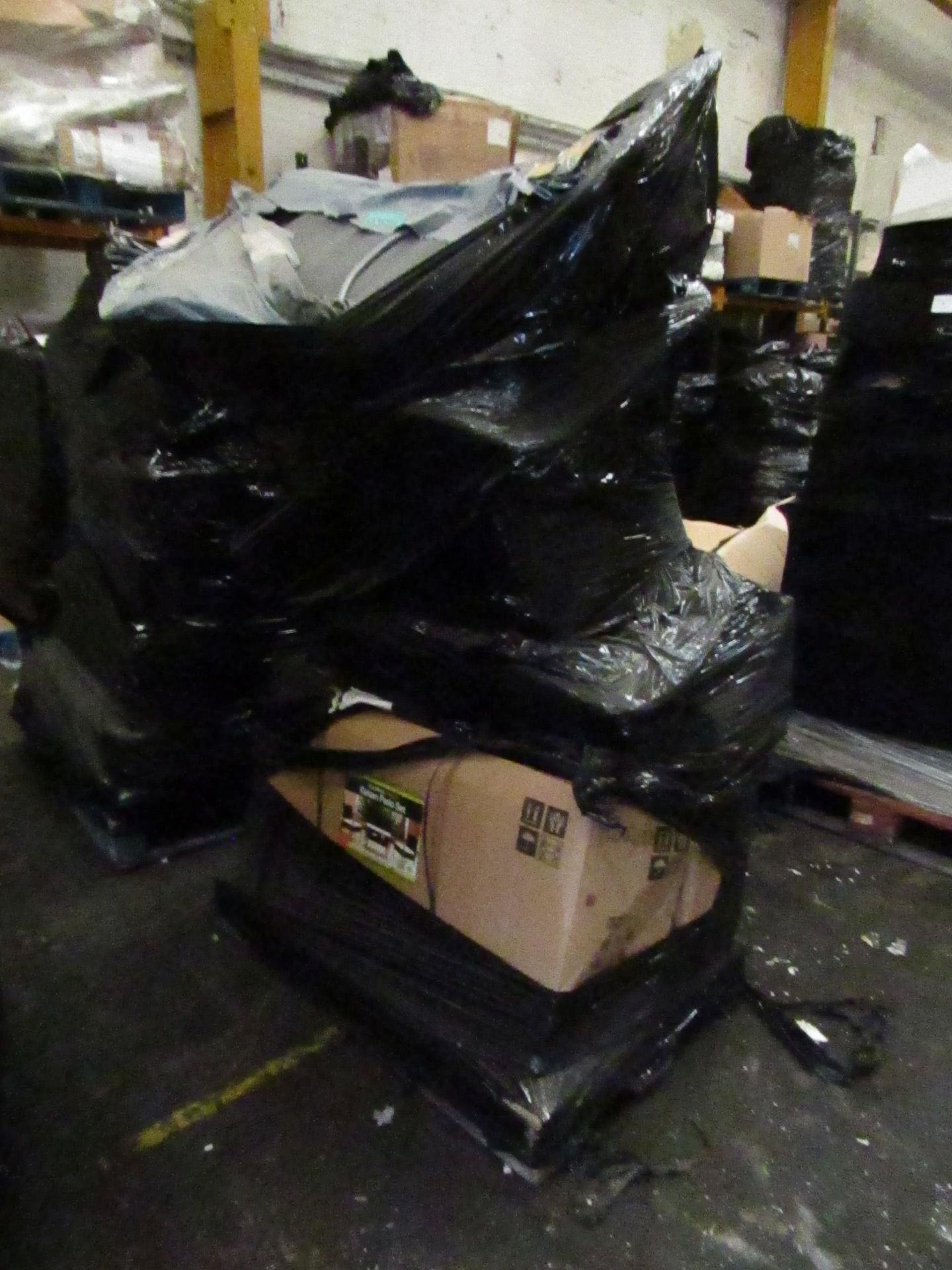 Pallet of Unmanifested stock from a Wholesaler warehouse clearance (this pallet appears to be mainly
