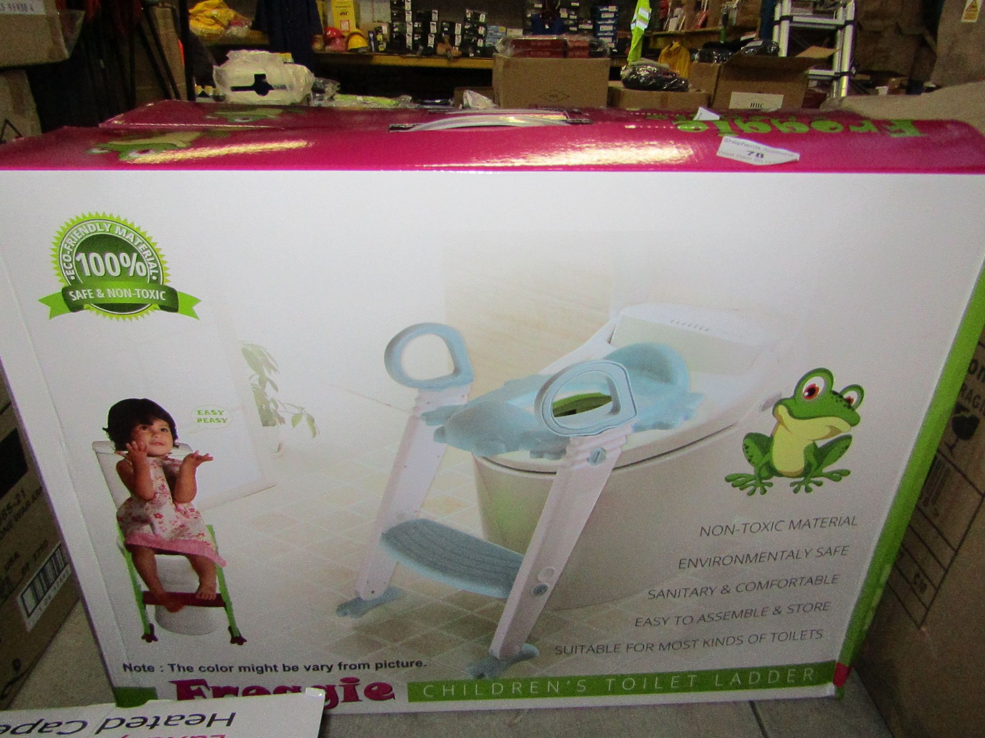 Froggie Chidrens Toilet Ladder Suitable for most toilets new & boxed
