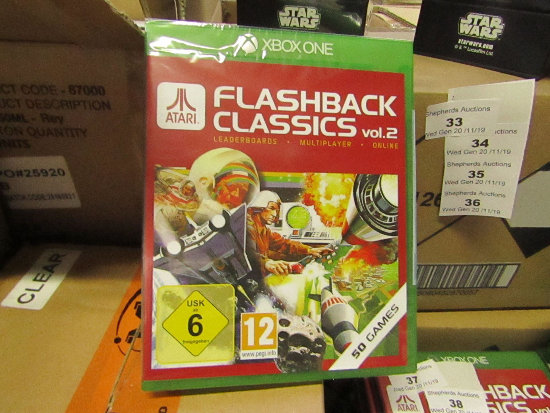 Atari Flash Back Classics Volume 2 for Xbox One, new and still sealed