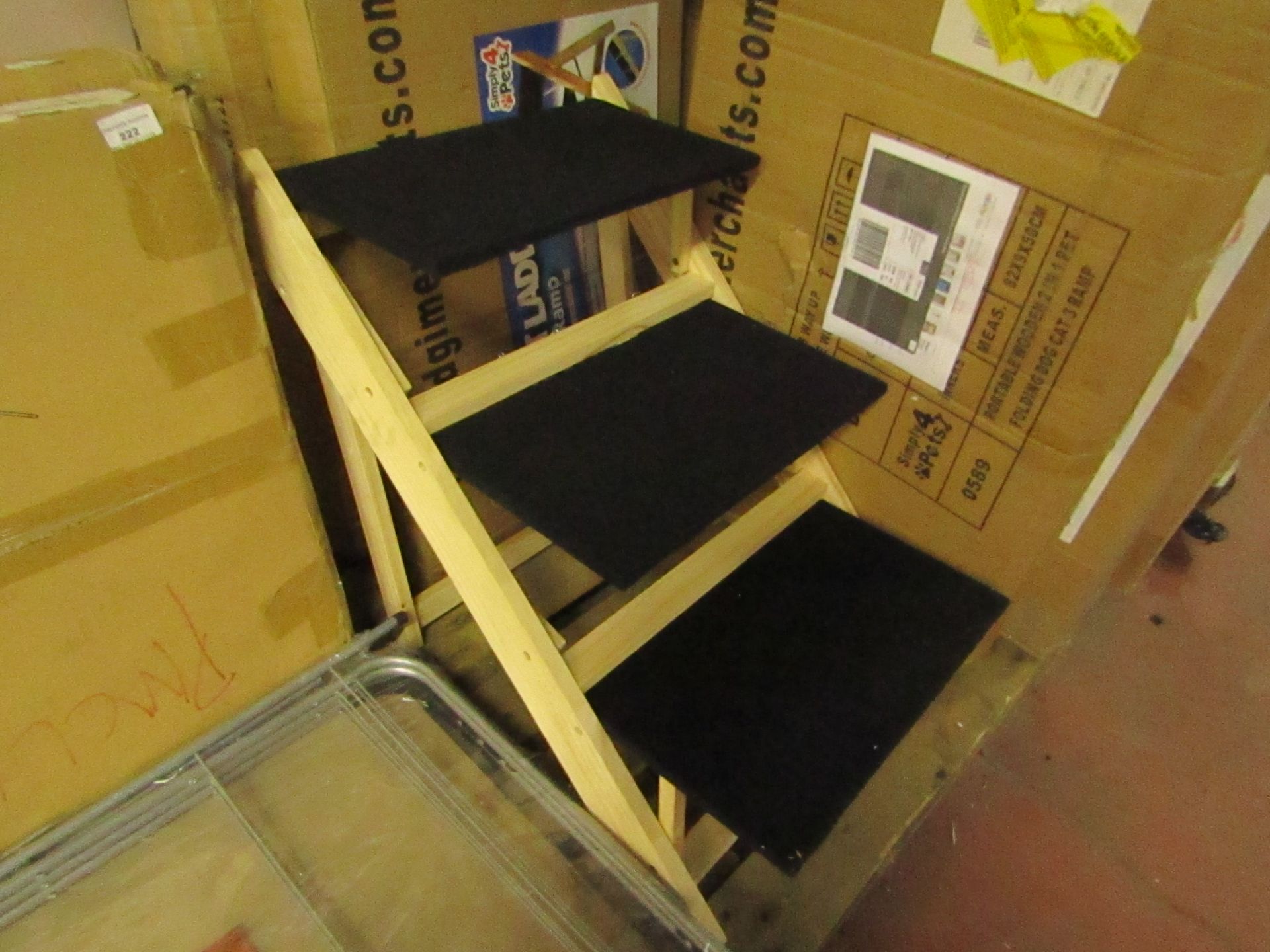 Pet Ladder & Ramp Ideal for Older or Small Dogs boxed