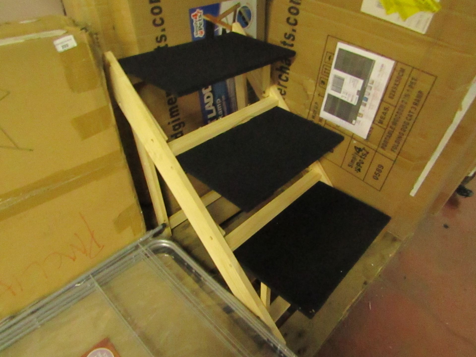 Pet Ladder & Ramp Ideal for Older or Small Dogs boxed