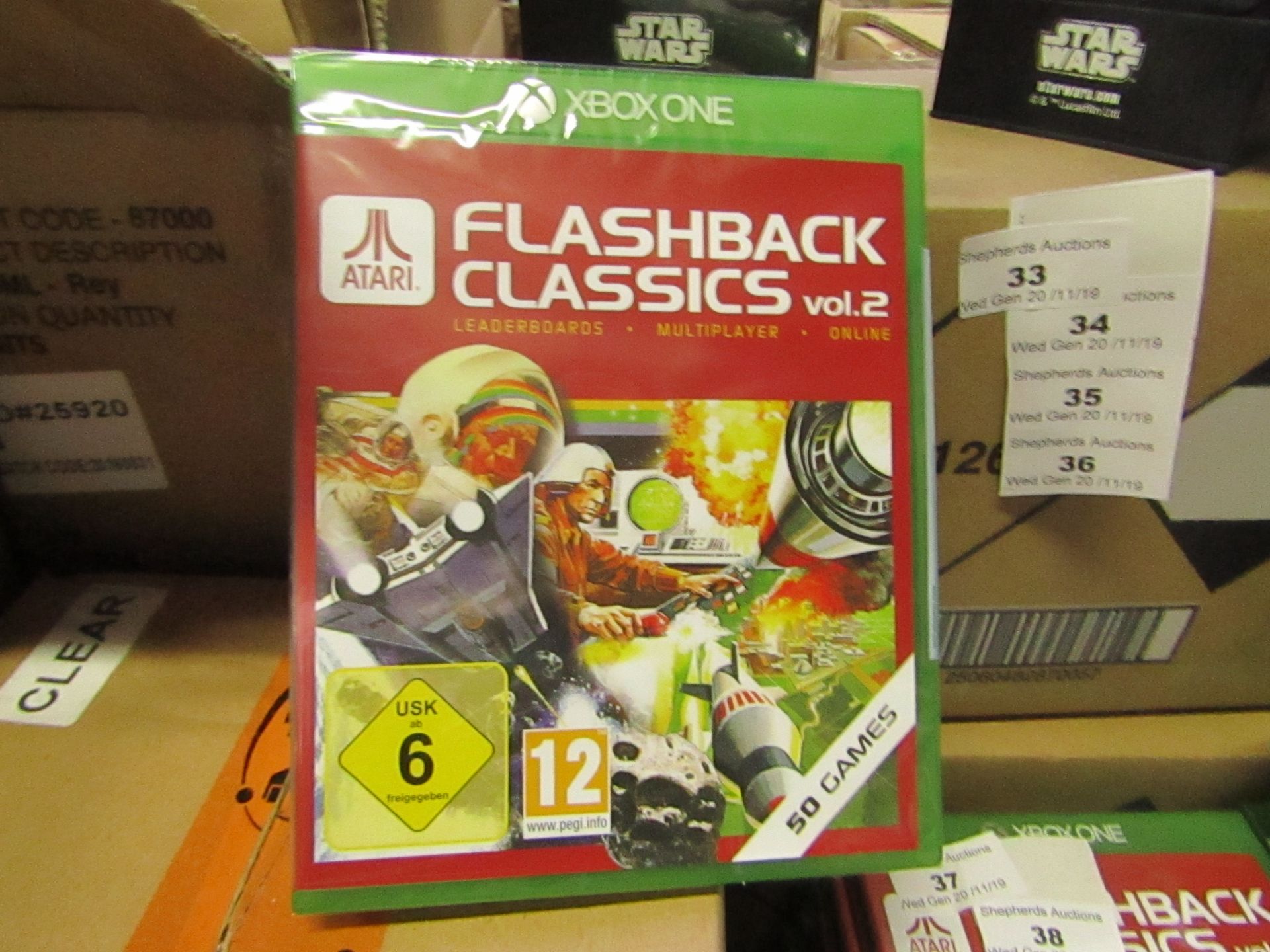 Atari Flash Back Classics Volume 2 for Xbox One, new and still sealed