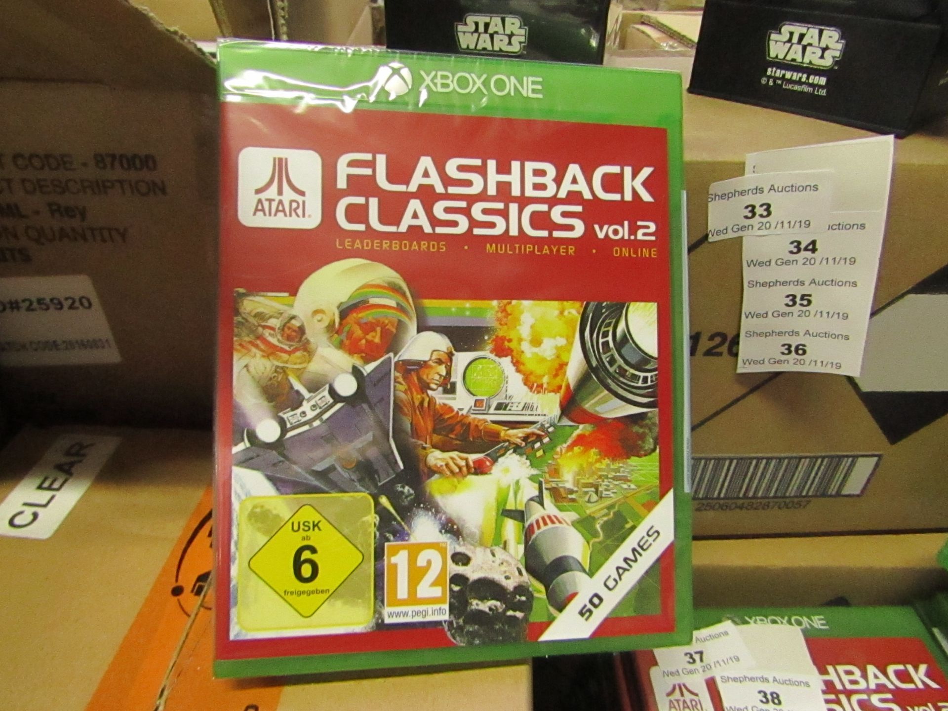 Atari Flash Back Classics Volume 2 for Xbox One, new and still sealed