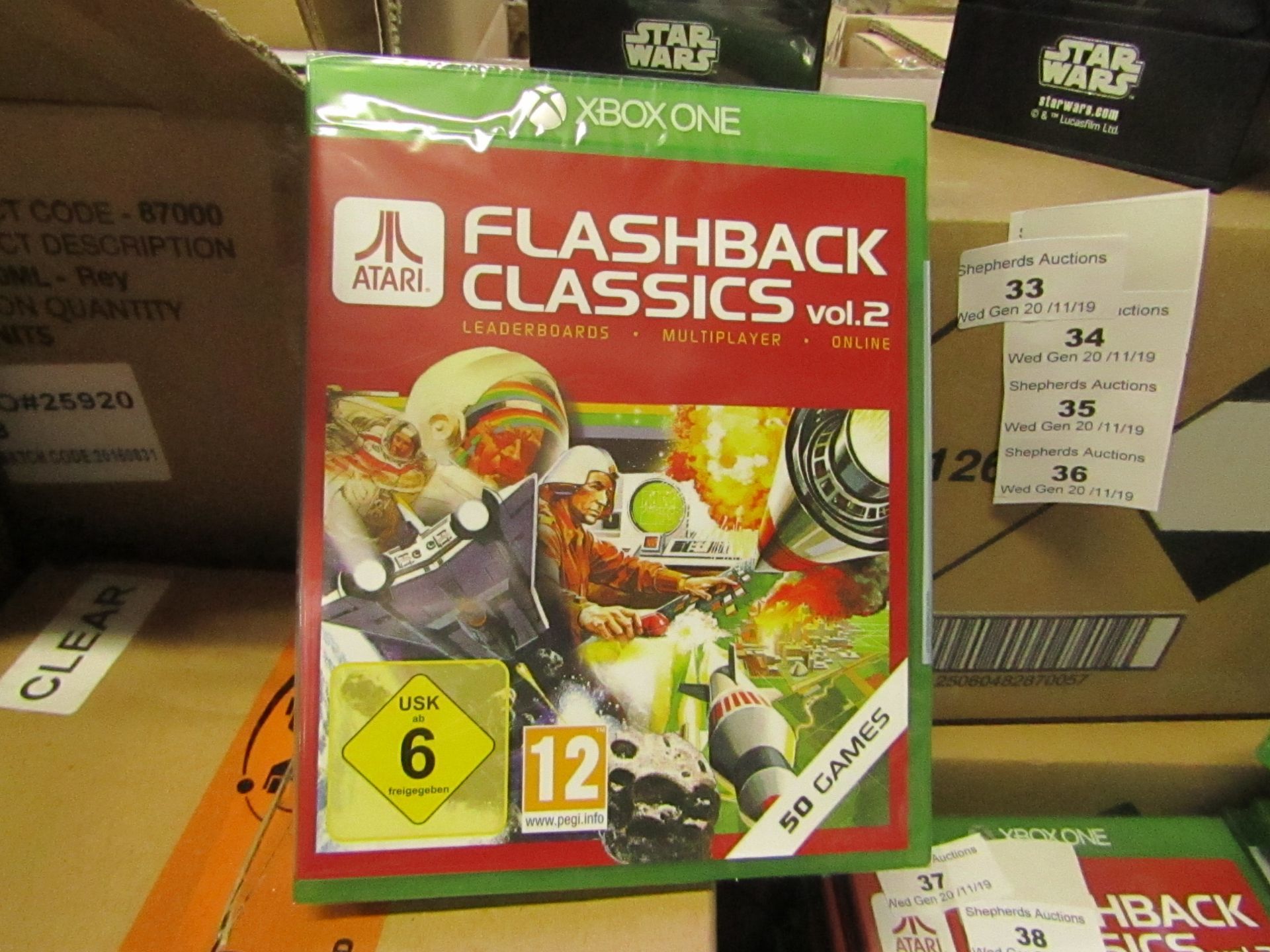 Atari Flash Back Classics Volume 2 for Xbox One, new and still sealed