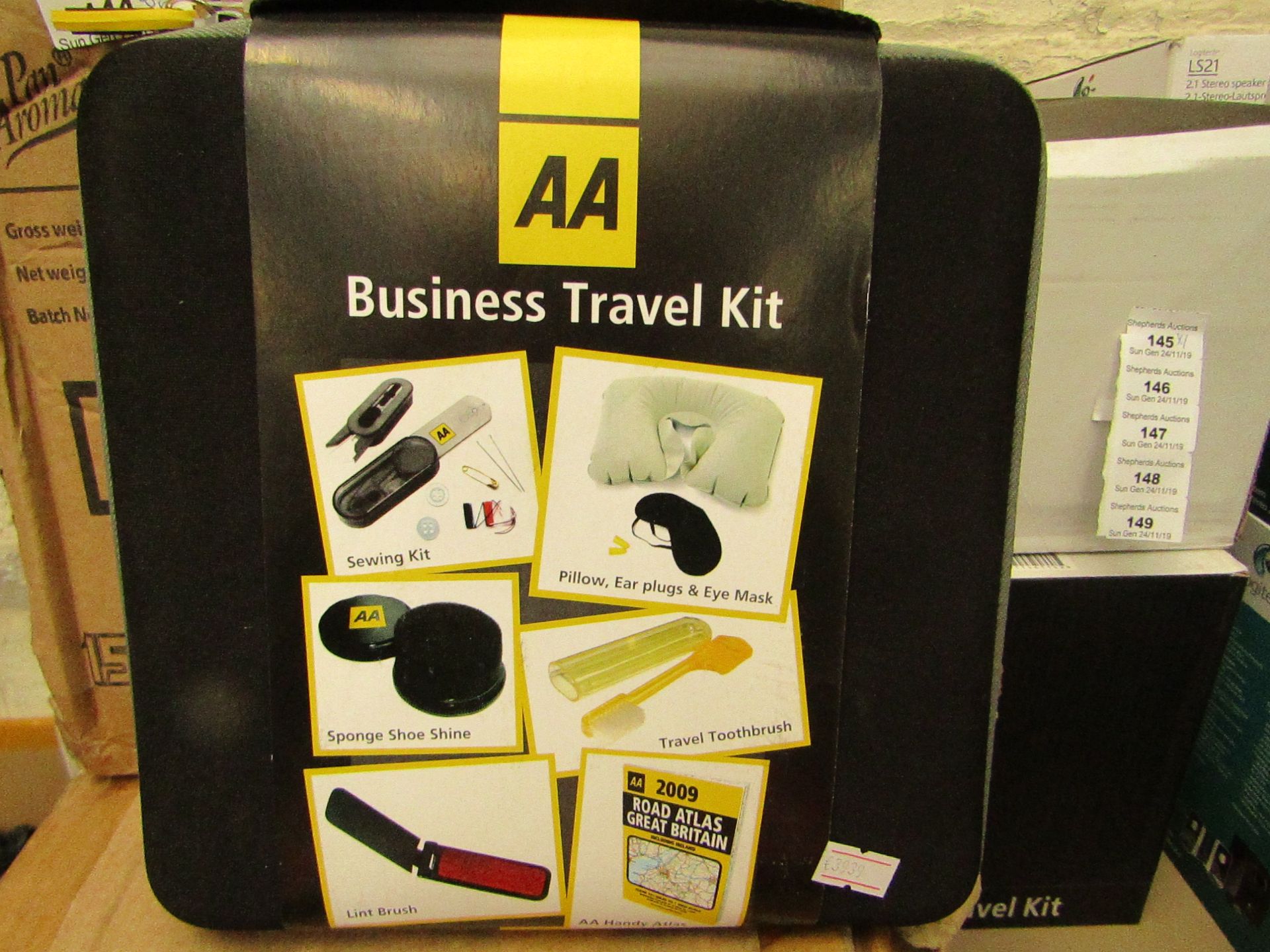 AA Business Travel Kit new & packaged (see image for contents)