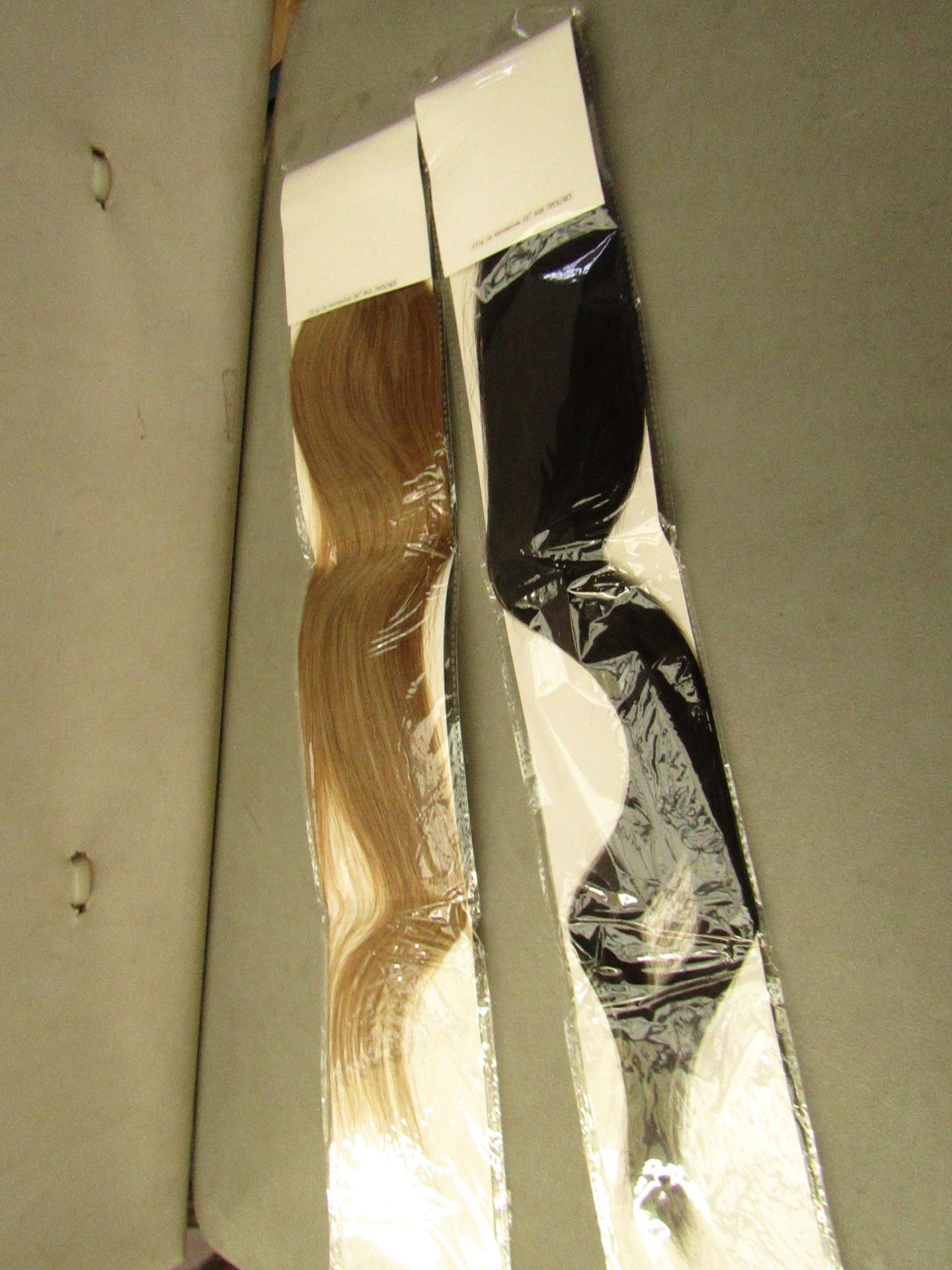 8 x various Clip  in Hair Extensions new & packaged