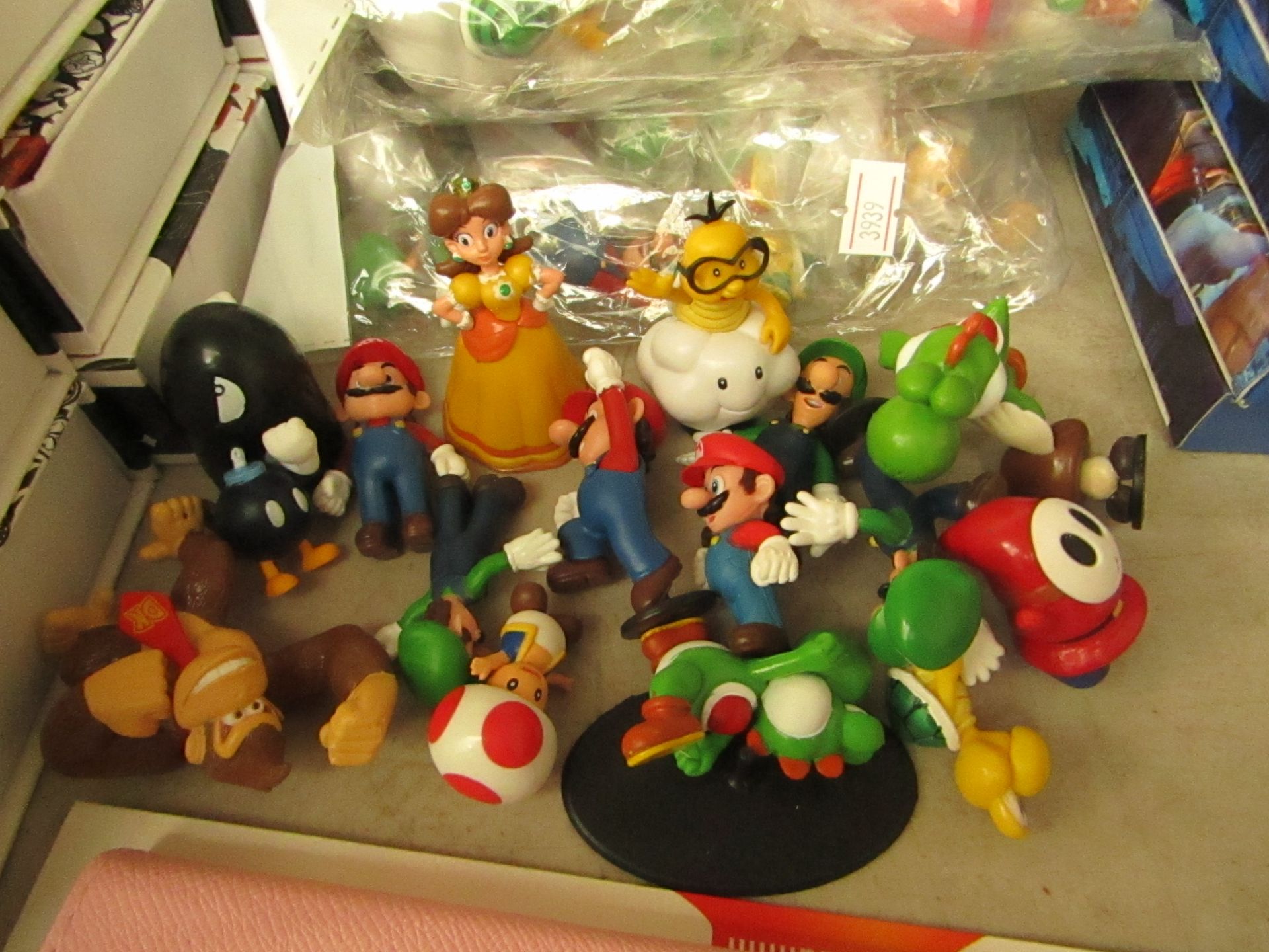 Set of Approx 15 Figures. Incl Mario. All new & Packaged