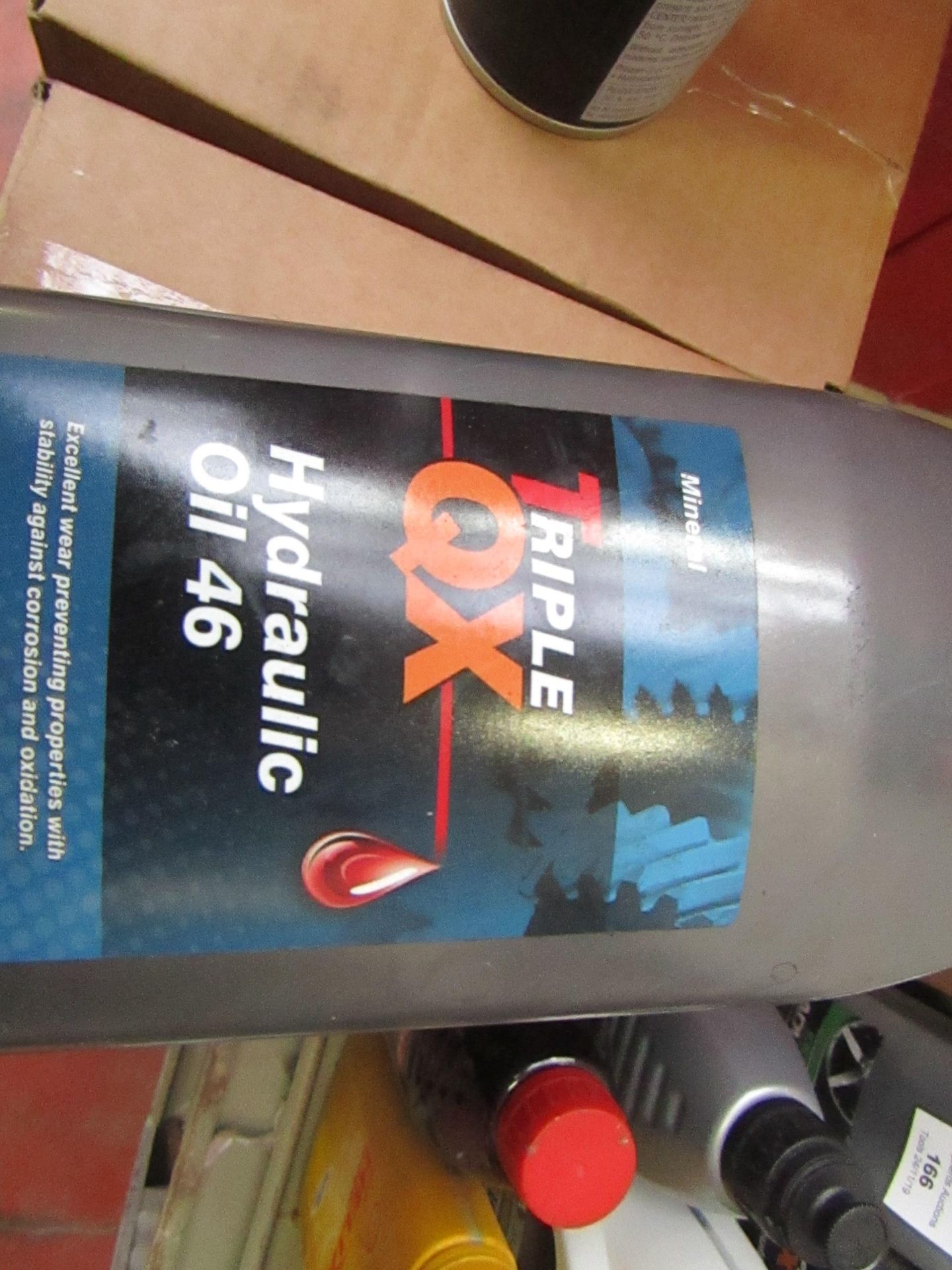 1ltr bottle of Triple QX Hydraulic Oil 46, new